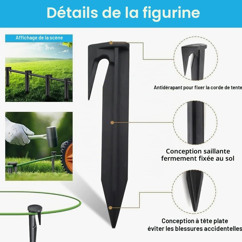 Cable Peripherique Robot Tondeuse 300m,Fil Robot Tondeuse,Universelles Cable Tondeuse+120 Piquets+50Connecteurs de Câble+50Bornes de Connexion,Tondeuse Gazon Fil Périphérique,Accessoires pour tondeuse