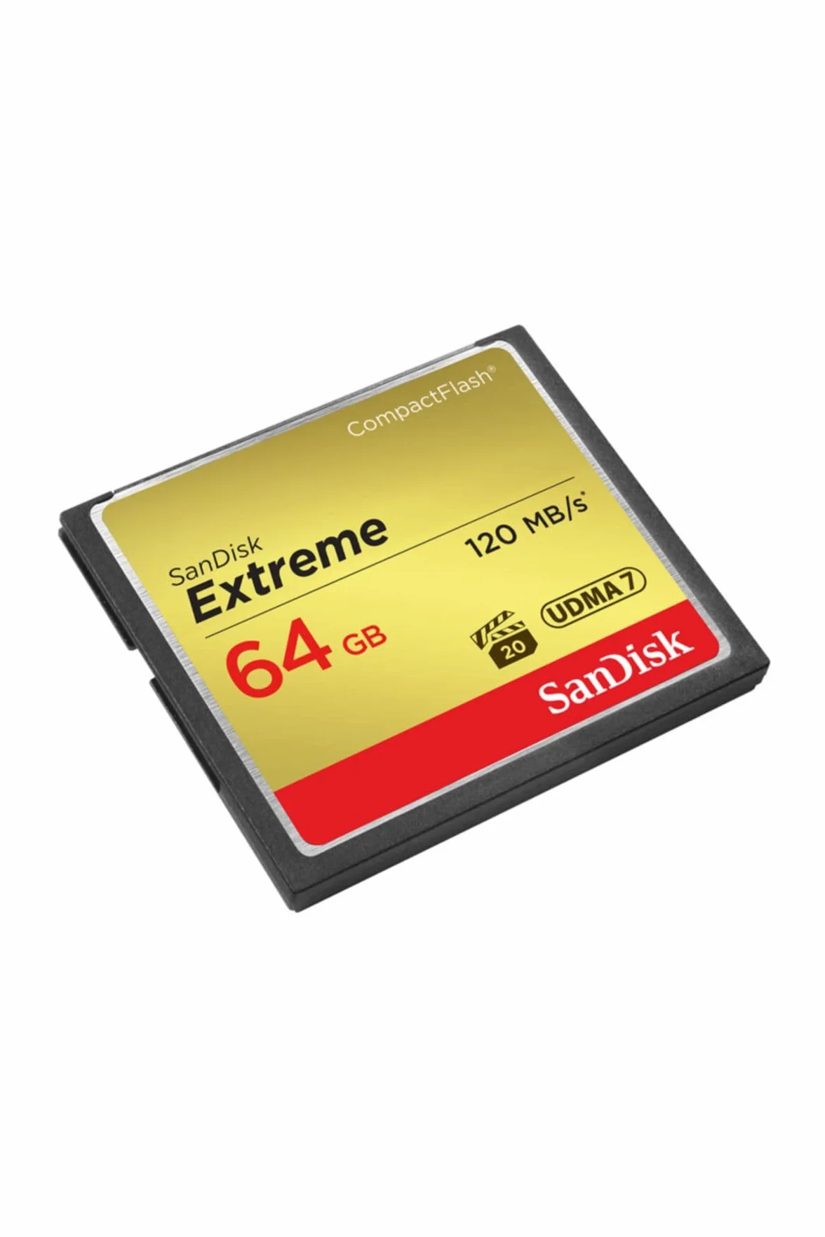 SanDisk Extreme 64 GB UDMA7 CompactFlash Card - Black/Gold