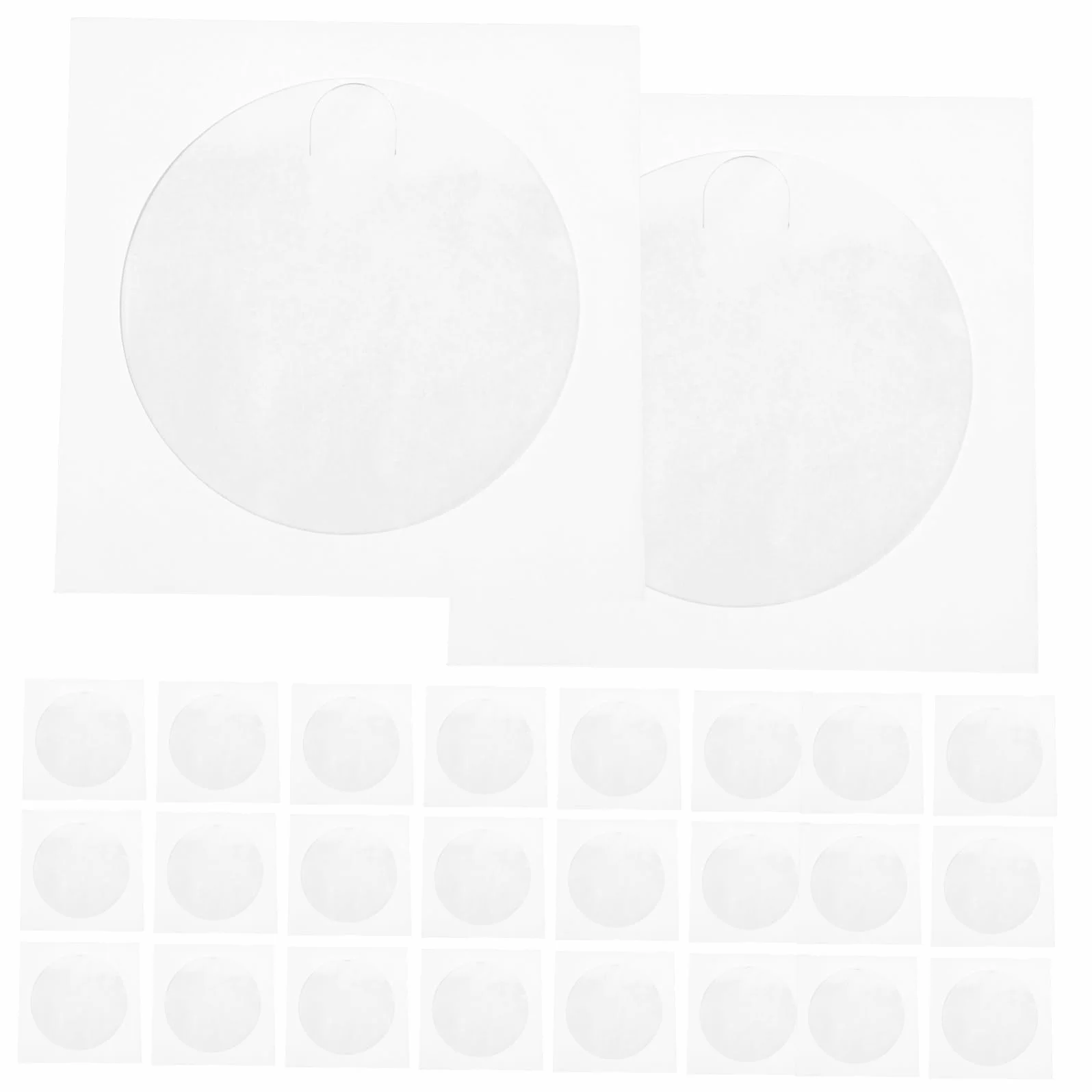 SHINEOFI 100 pièces Enveloppes Papier Résistant pour CD DVD Rangement Protection Rayures Humidité Maison Bureau