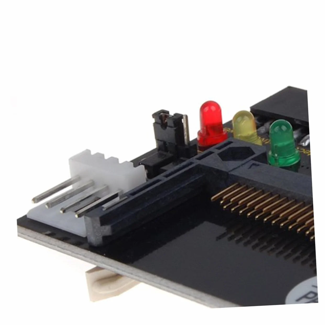 Adaptateur IDE vers Compact Flash CF II avec LED, Noir