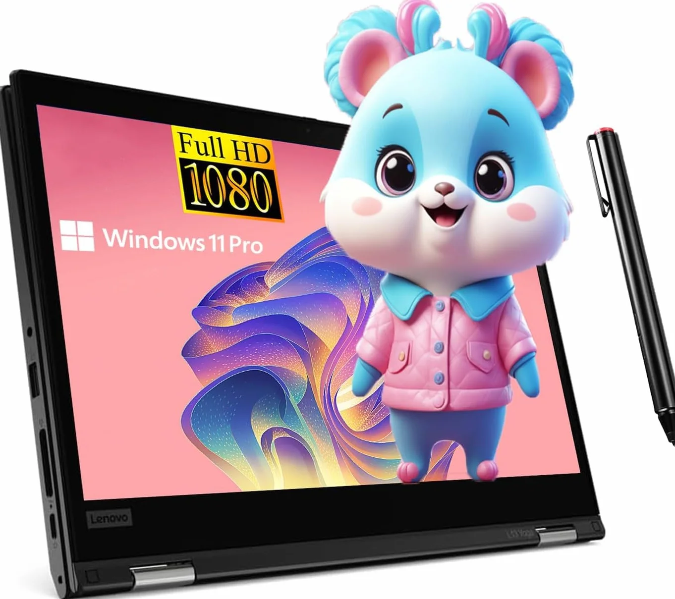 Lenovo ThinkPad L13 Yoga Gen 2 Ordinateur Portable 2 en 1 Intel Core i5-1135G7 Écran Tactile 13,3" FHD 8 Go RAM SSD 512 Go Windows 11 Pro Reconditionné