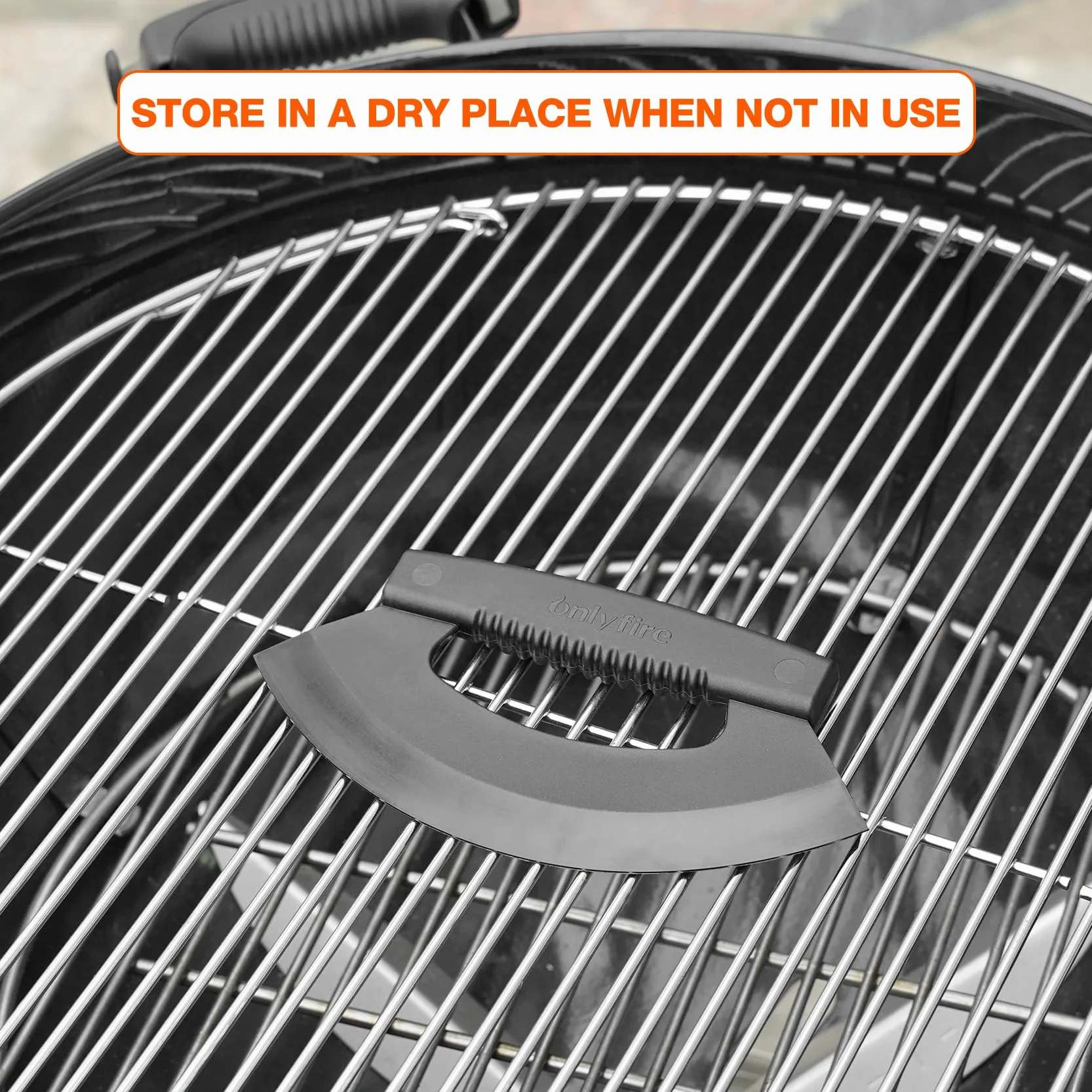 Grattoir de Nettoyage Onlyfire pour Weber Kettle BBQ Charbon 47/57/67 cm