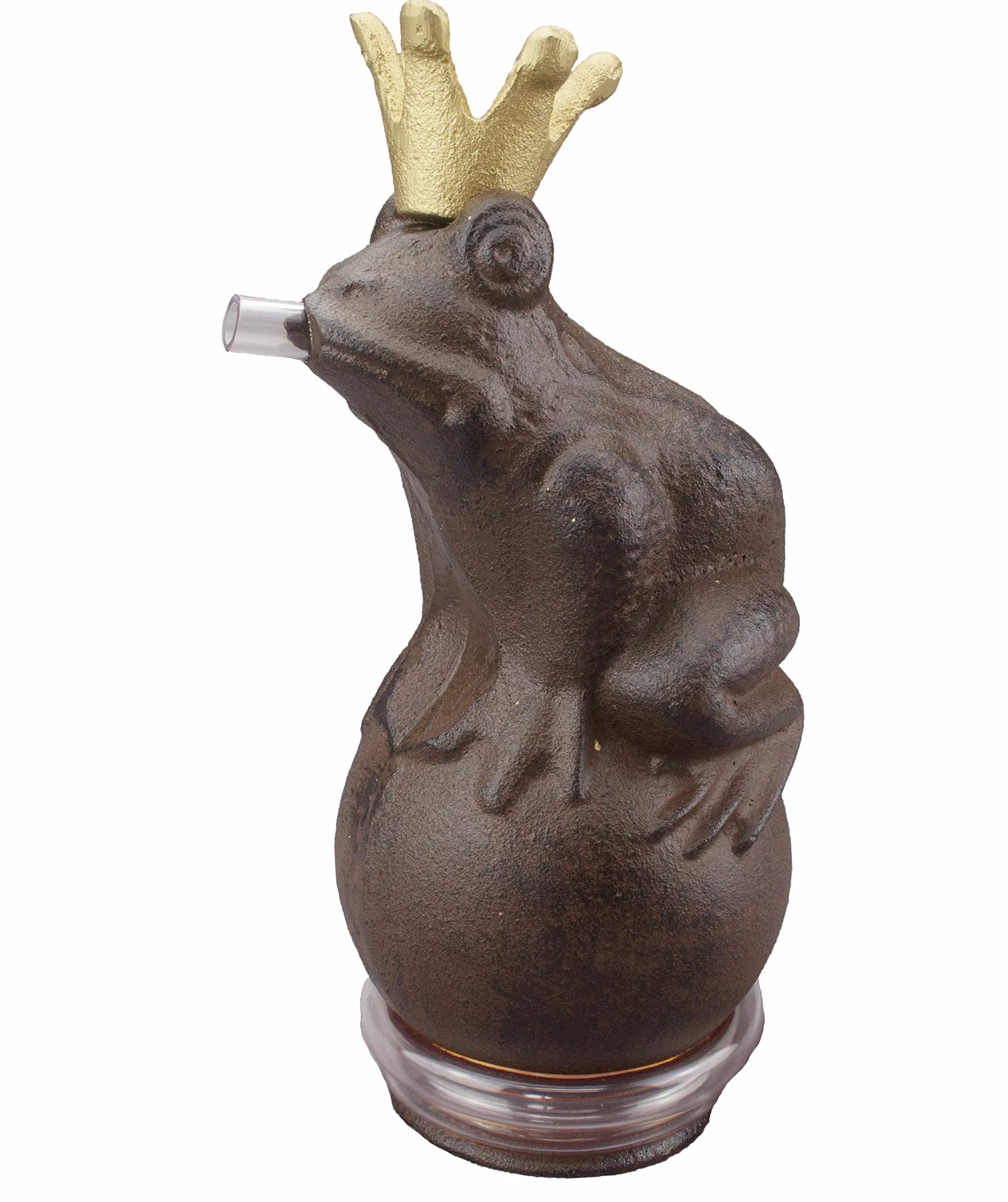 Fontaine à Eau Métal Figurine Sculpture Grenouille Jardin