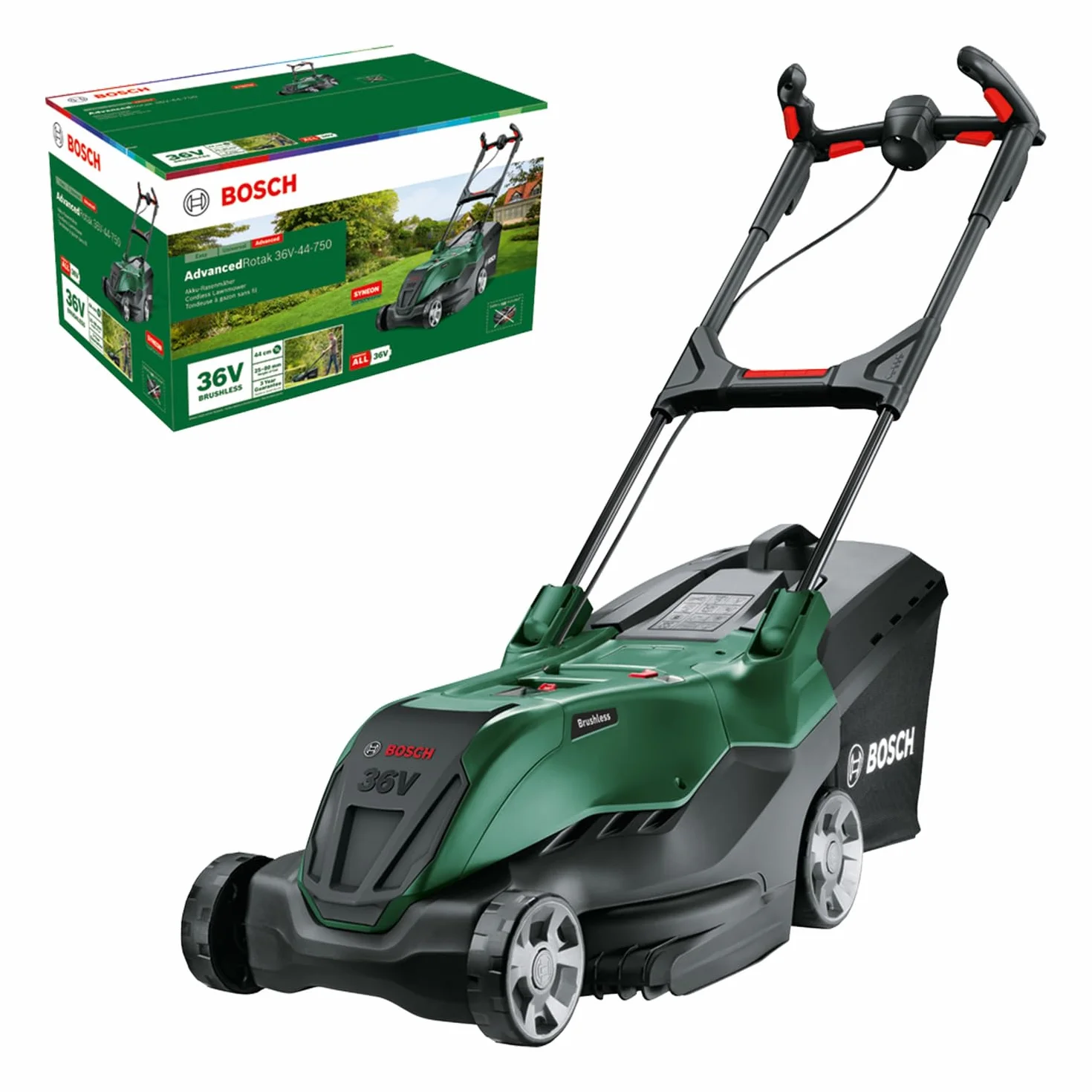 Bosch AdvancedRotak 36V-44-750 Tondeuse sans Fil 36 Volt 44 cm