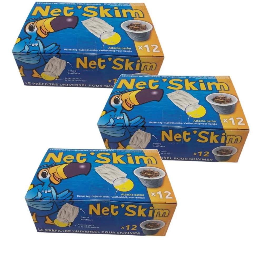Jardiboutique 36 Net Skim pré-Filtre jetable pour Skimmer - 3 Boîte de 12 Pièces