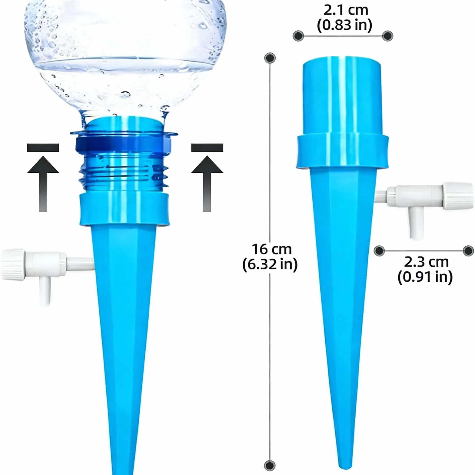 Arrosage Goutte à Goutte Universel Système Automatique Intérieur Extérieur avec Vannes de Régulation Jardin 10 Pièces