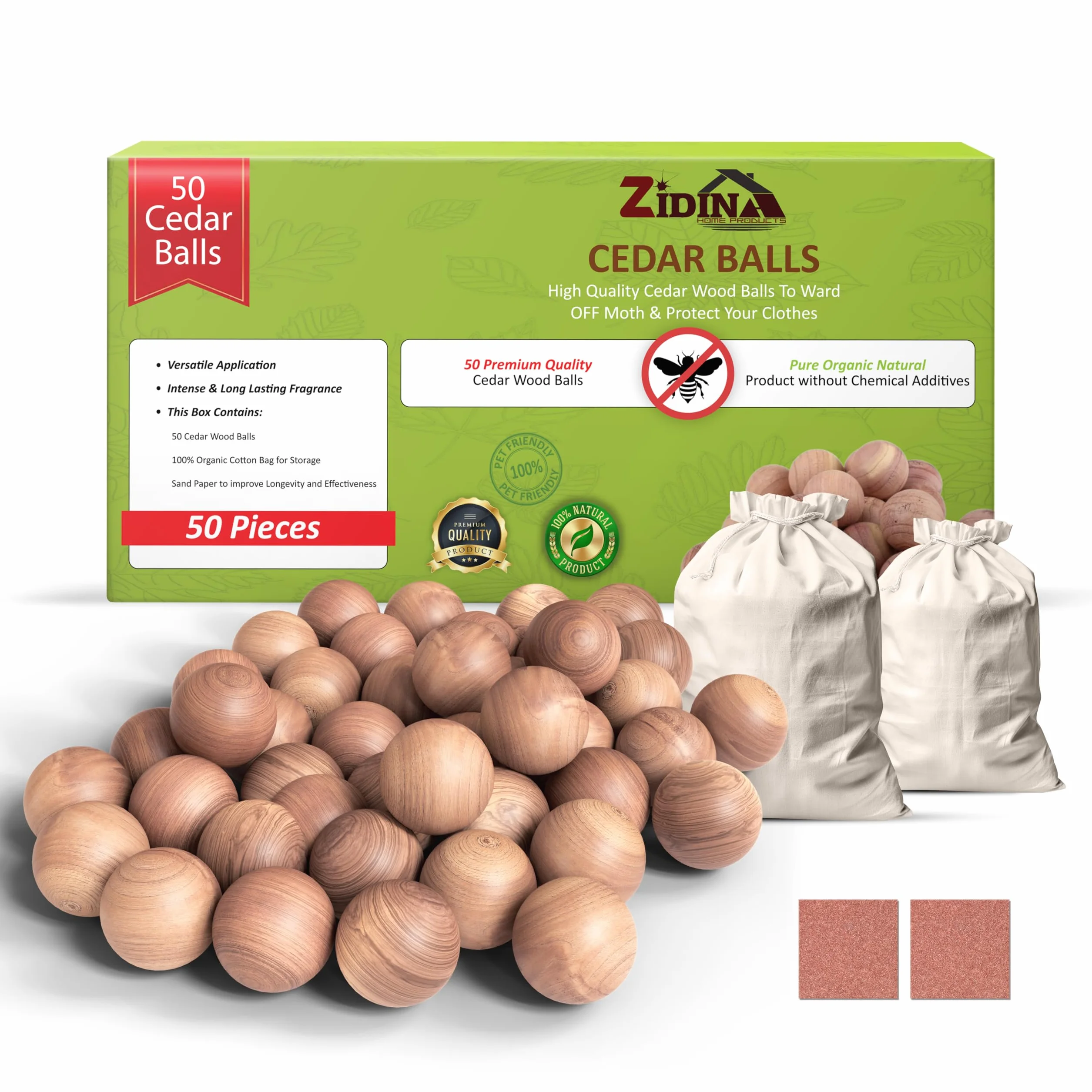 Boules de Cèdre Naturel Anti Mites Textiles Penderie Protection Durable Armoires Tiroirs Placards Chaussures Cedar