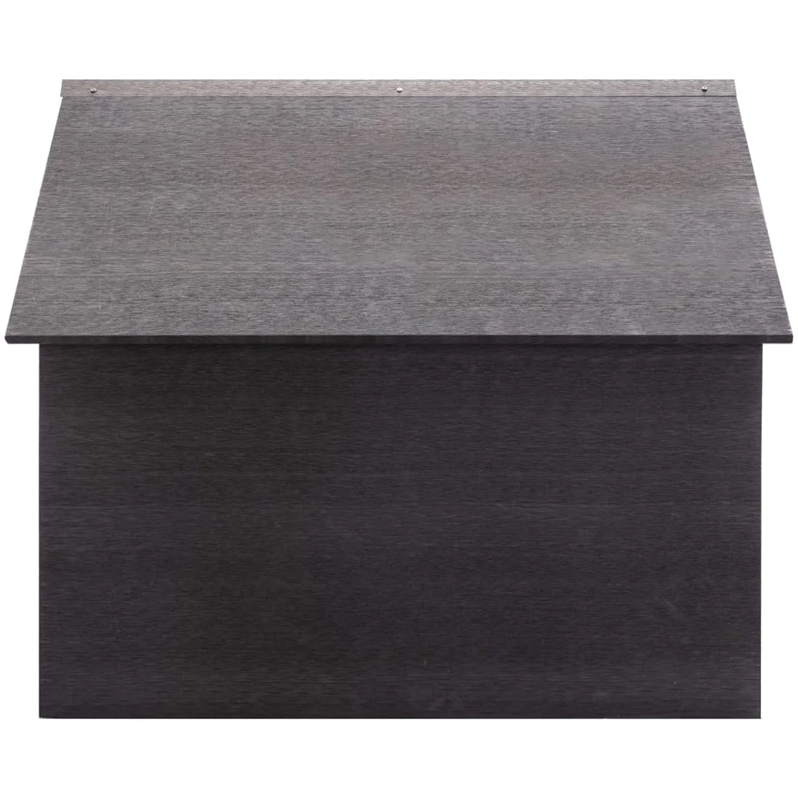 Gecheer Abri de Jardin pour Tondeuse à Gazon - Résistant à la Rouille et à la Pourriture, Station de Protégée, Couleur Gris, Matériau WPC, Dimensions 80 x 80 x 70 cm