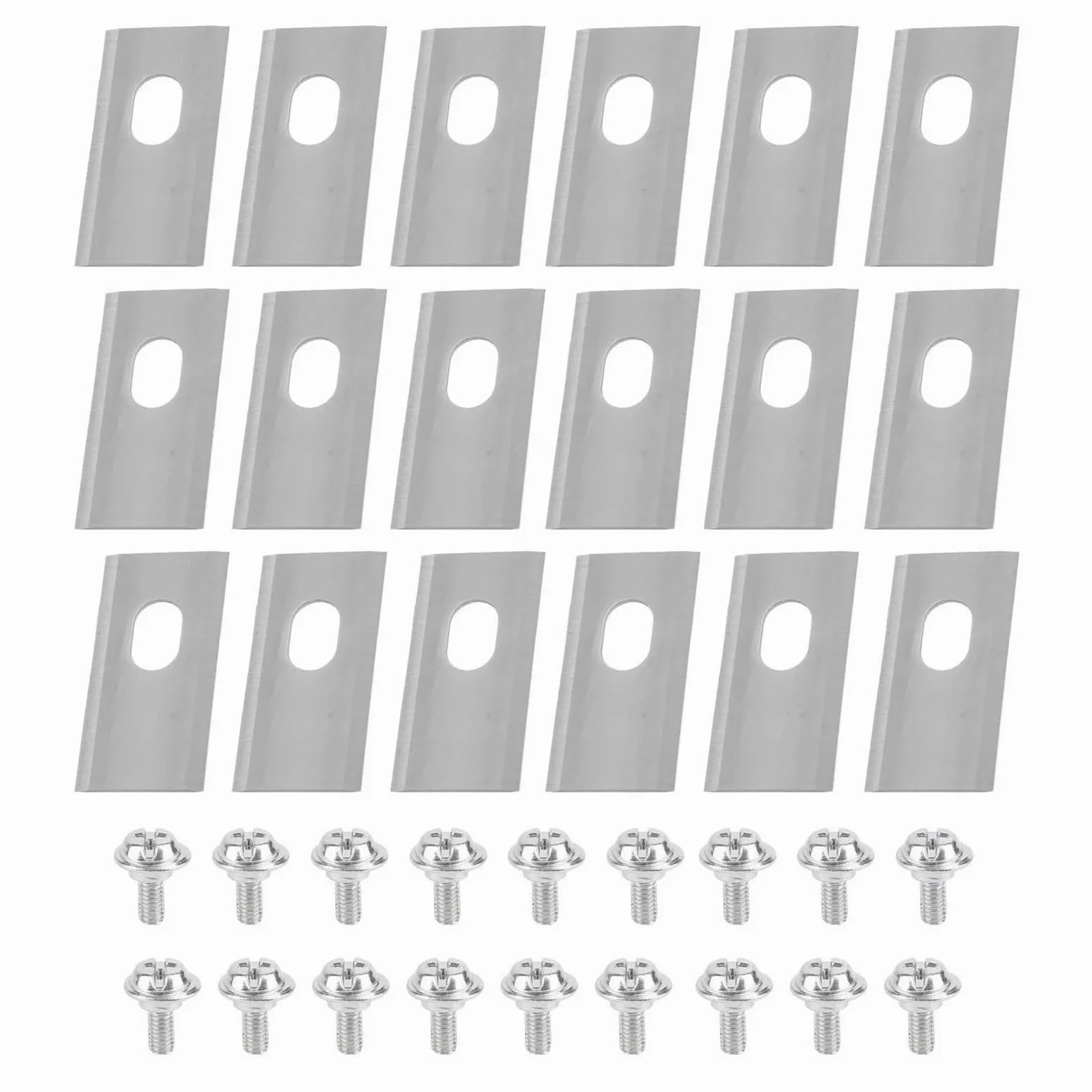 Lame De Tondeuse À Gazon 36 Pièces Lame De Coupe De Tondeuse À Gazon En Acier Inoxydable Avec Kit De Vis Lames De Tondeuse À Gazon De Remplacement Compatibles Avec Le Robot Dreame(36PCS Gold)