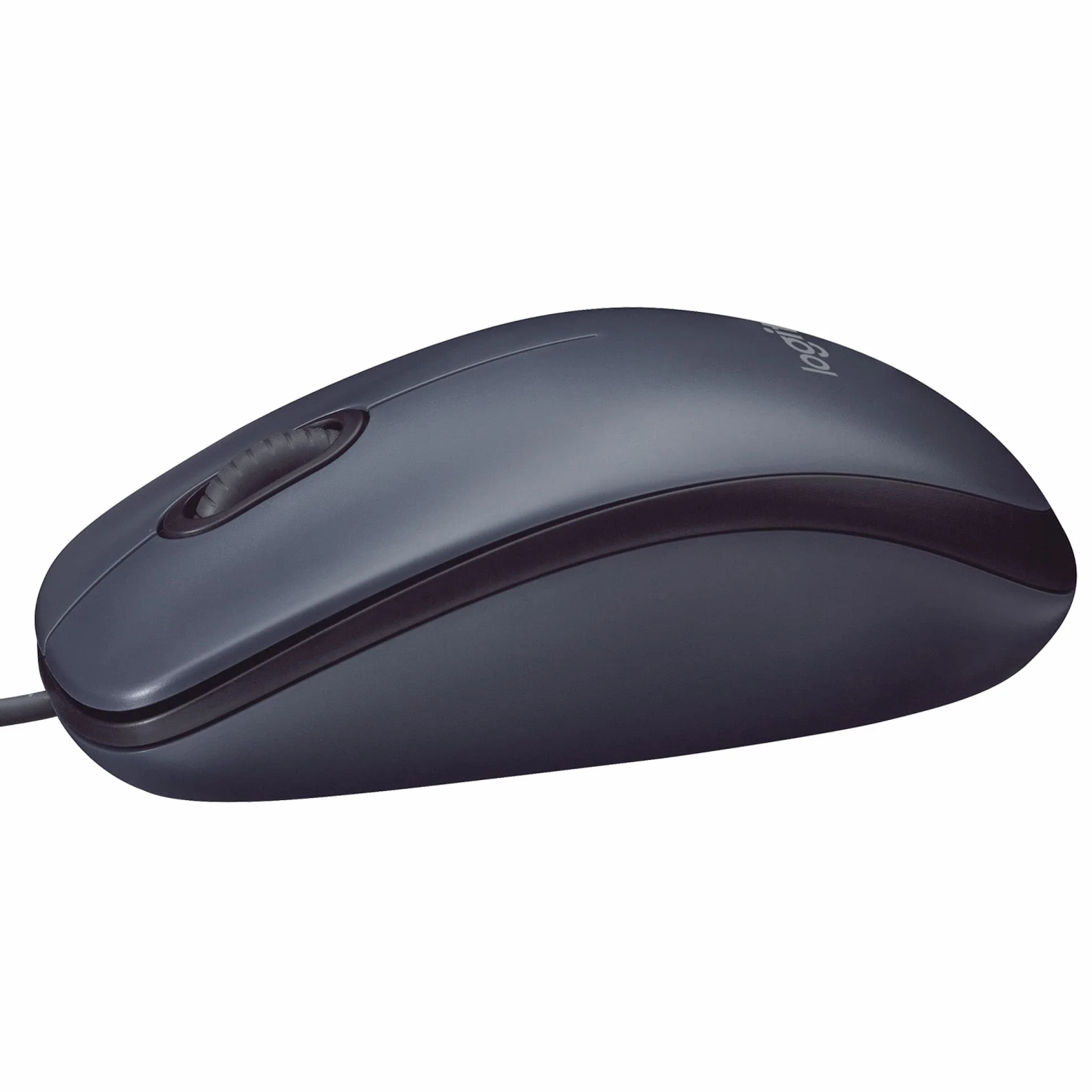 Logitech M90 Souris Filaire USB, Suivi Optique 1000 PPP, Ambidextre, Noir