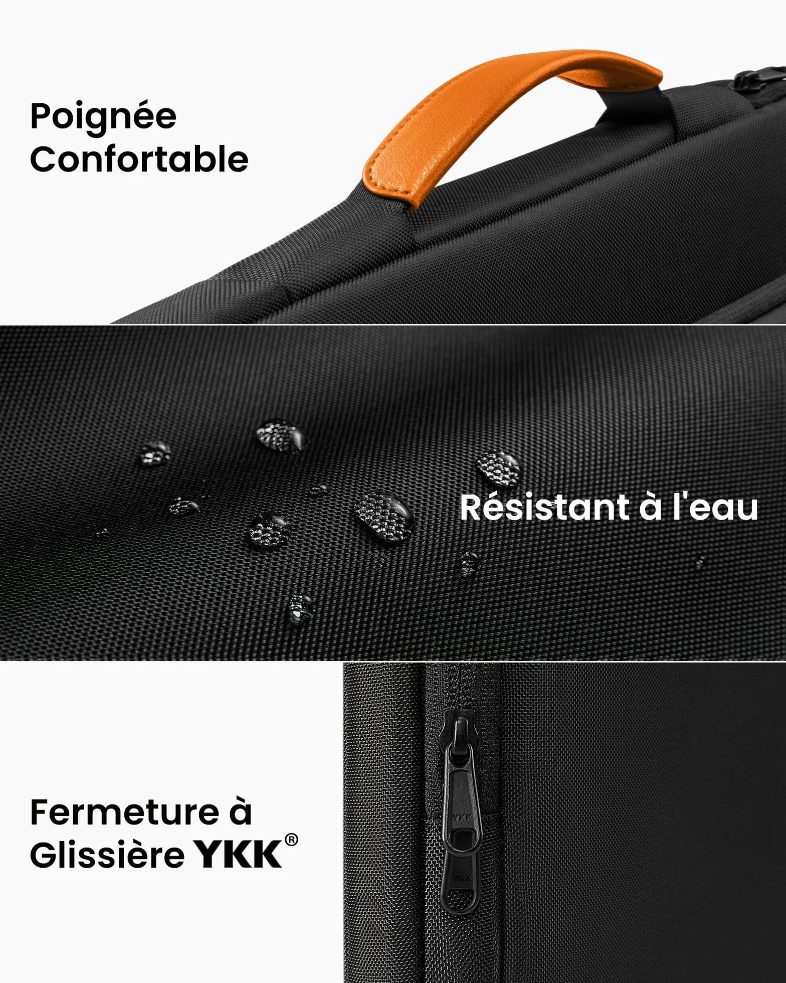 Tomtoc Housse de Protection Antichoc 360° pour MacBook Pro 14 Pouces M5 Pro/Max A3426 A3427 2026, Sacoche Ordinateur avec Poignée