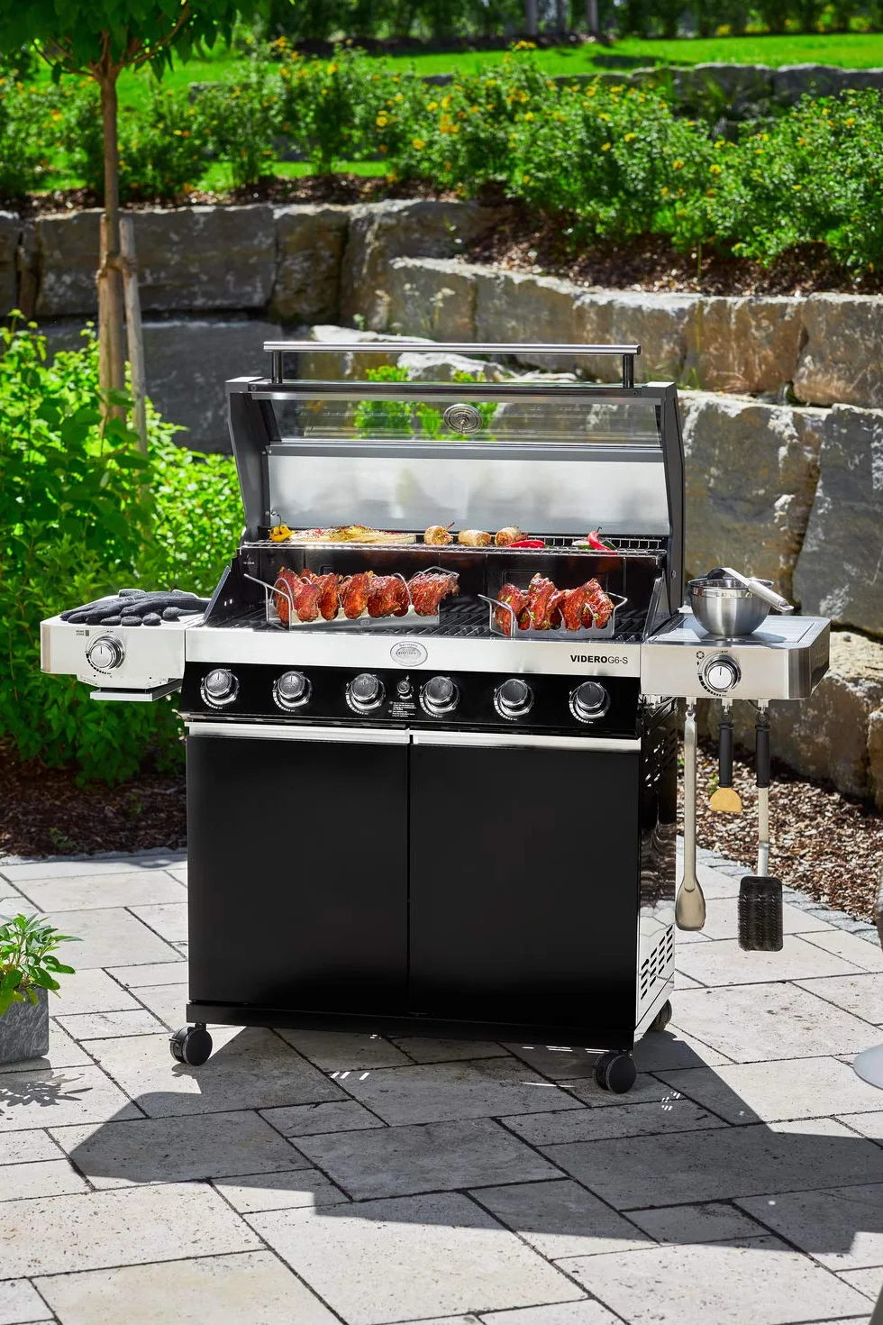 RÖSLE Racloir universel ScrapX grattoir barbecue lame laiton double fil