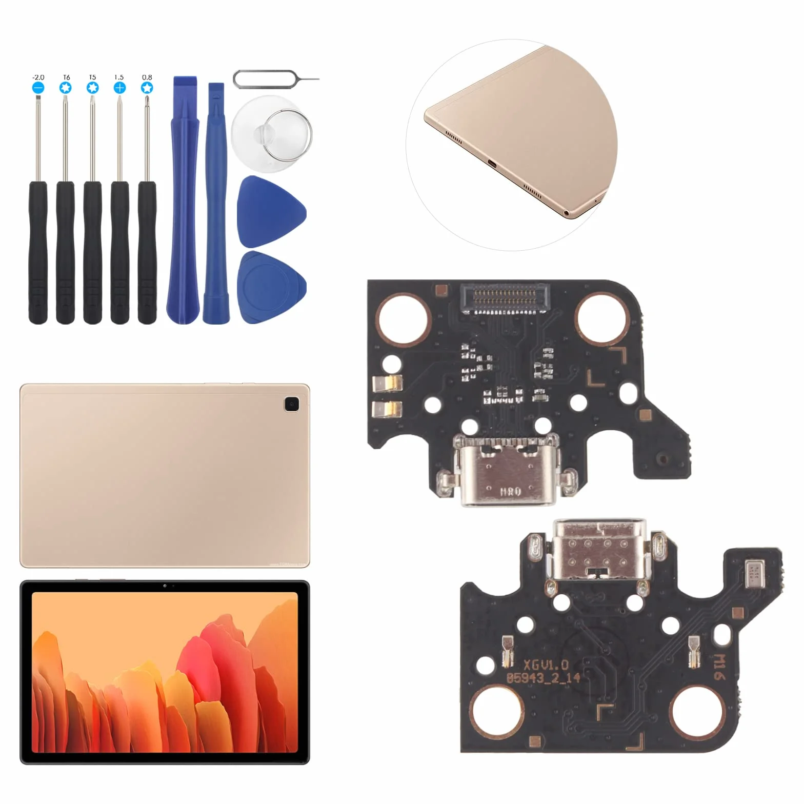 Connecteur Dock de Rechange pour Samsung Galaxy Tab A7 10.4 2020 T500 T505 USB Câble Nappe