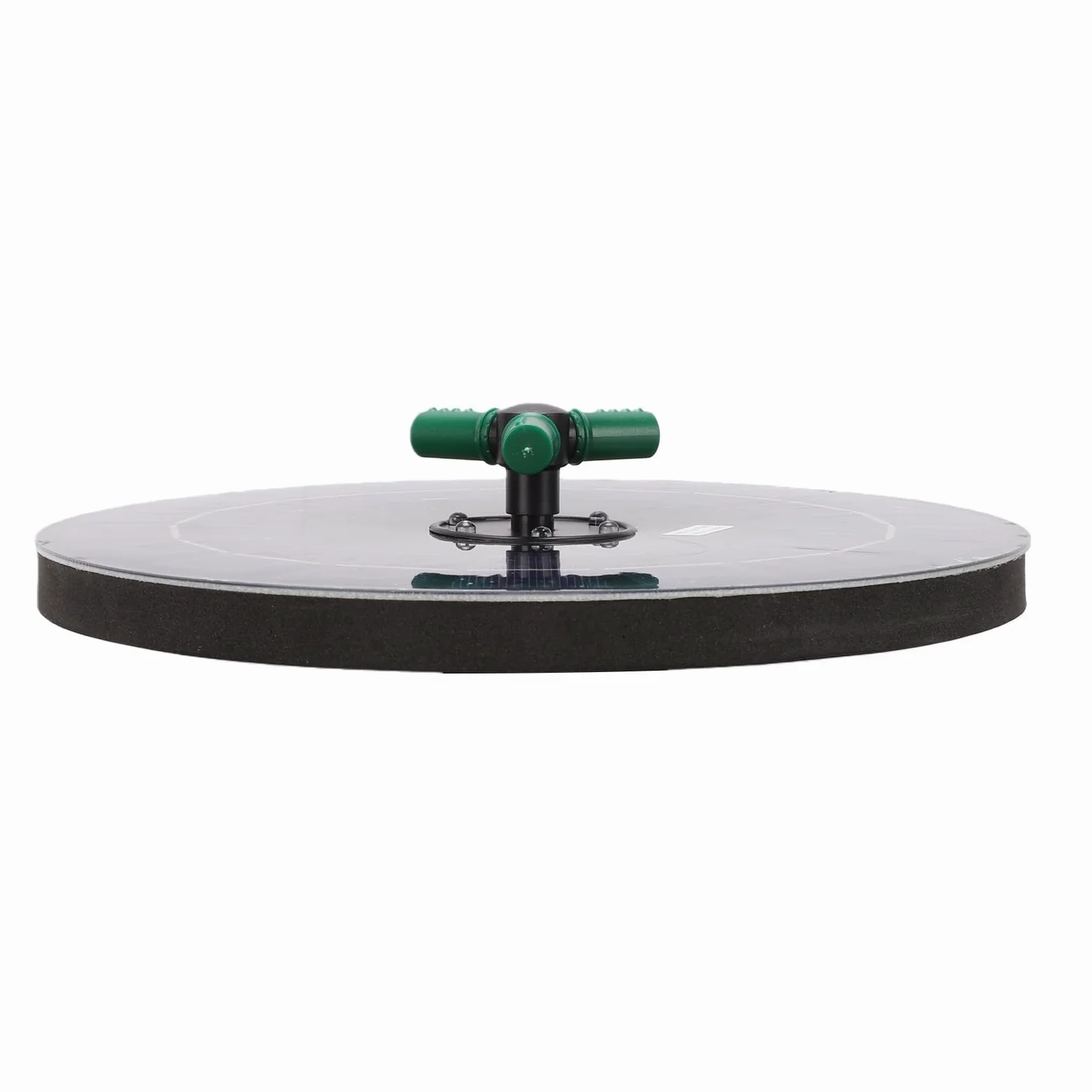 GLOGLOW Fontaine Solaire de Bain d'oiseaux avec Lumières LED RGB, Pompe Flottante avec Panneau en Verre 6W 9V, 7 Buses de Pulvérisation, Batterie 1500mAh pour Jardin, étang et Piscine (6W Diamètre