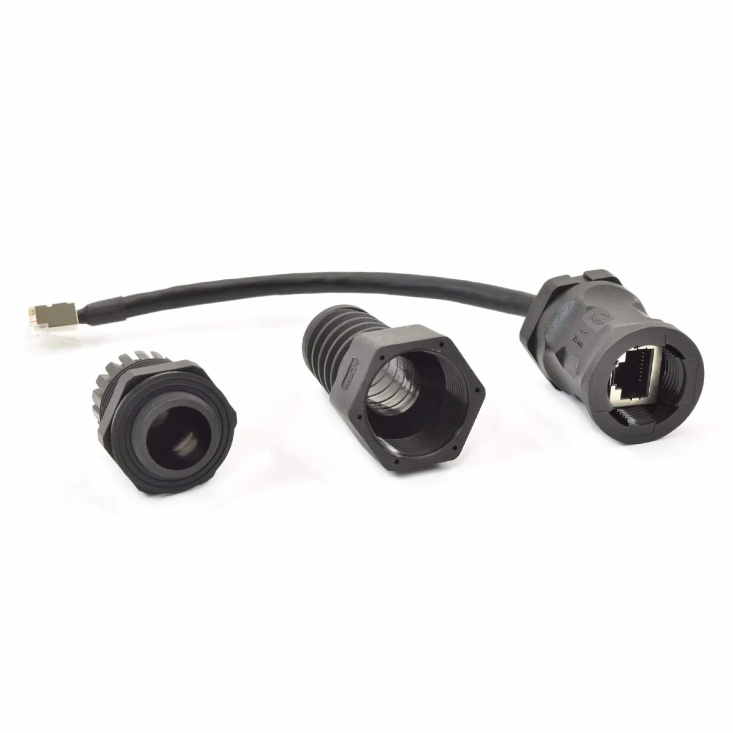 QuWireless QuRJ45 Adaptateur RJ45 extérieur IP68 16cm