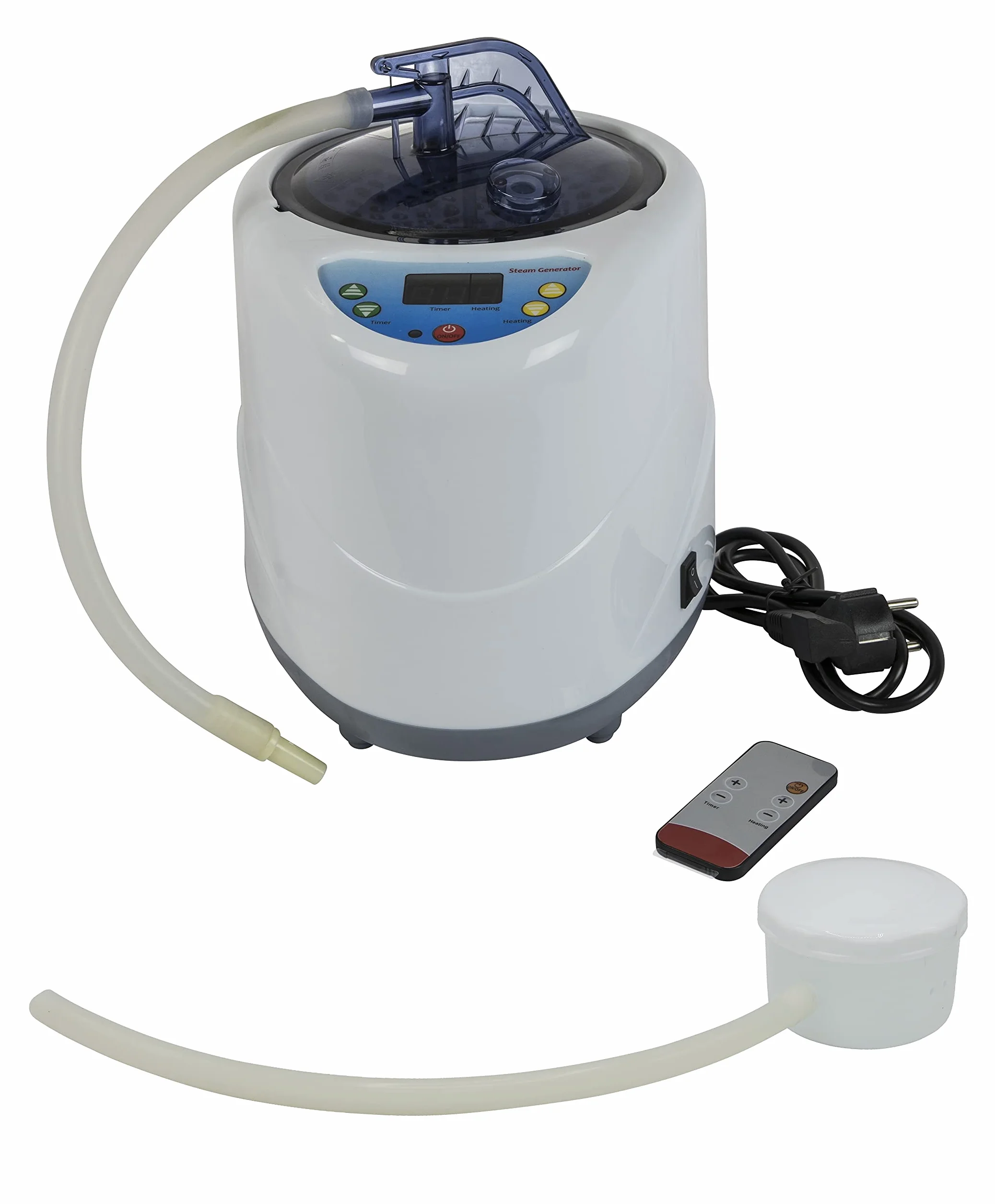 Générateur de vapeur 4 litres 2000 W 9 niveaux de chaleur portable pour sauna vapeur