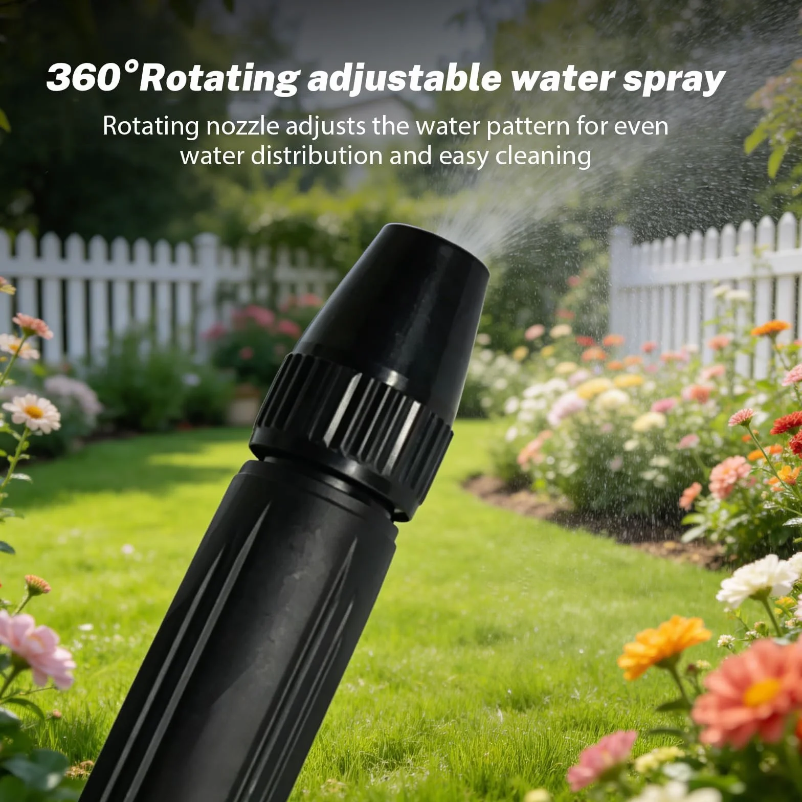 Buse Haute Pression Pour Tuyau De Jardin, Embout D'Arrosage Réglable, Accessoire De Pulvérisation Résistant