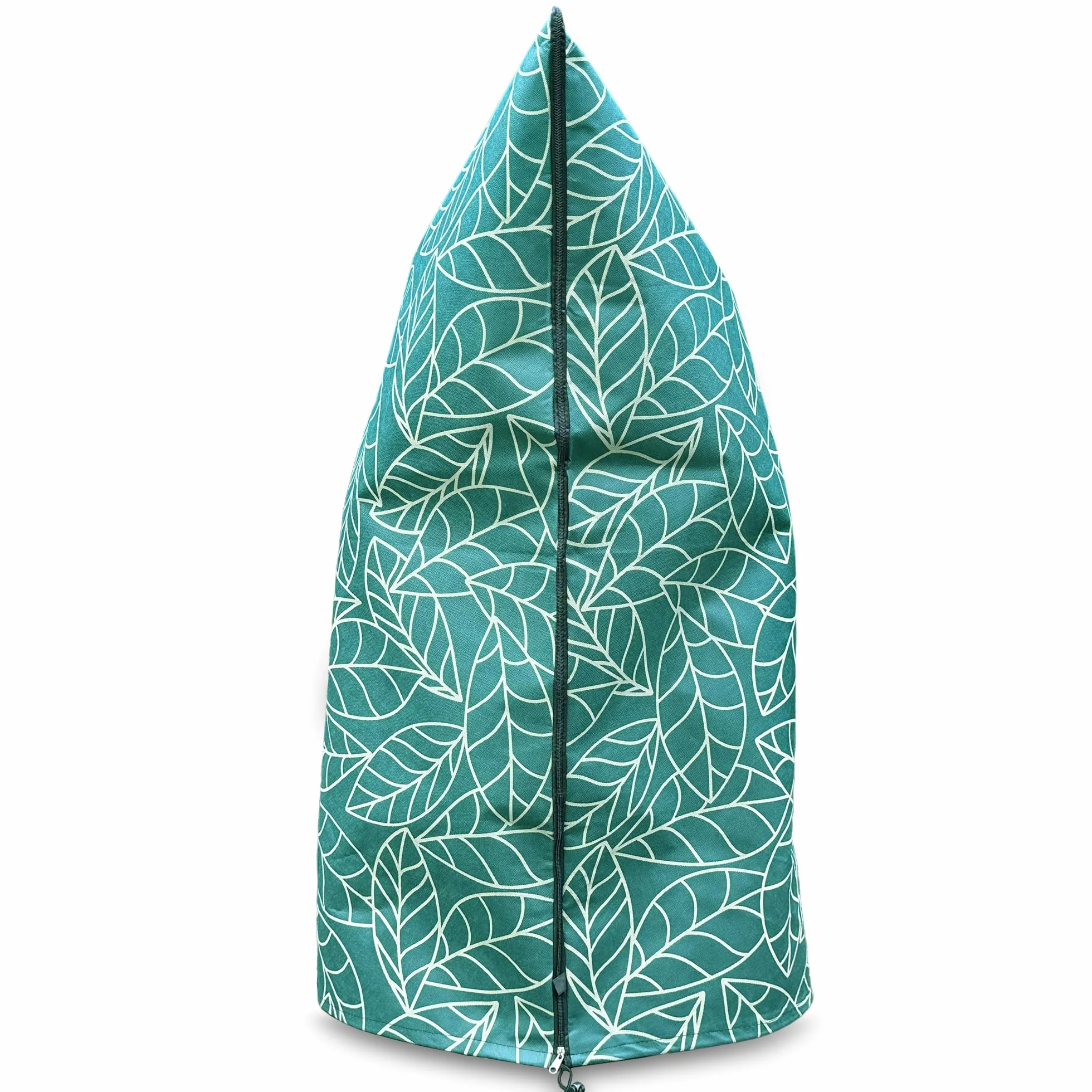 Lot de 2 Housse Hivernage 80x120 cm Vert Sac de Protection Plantes Exterieur Contre Gel Cordon Serrage Zipper