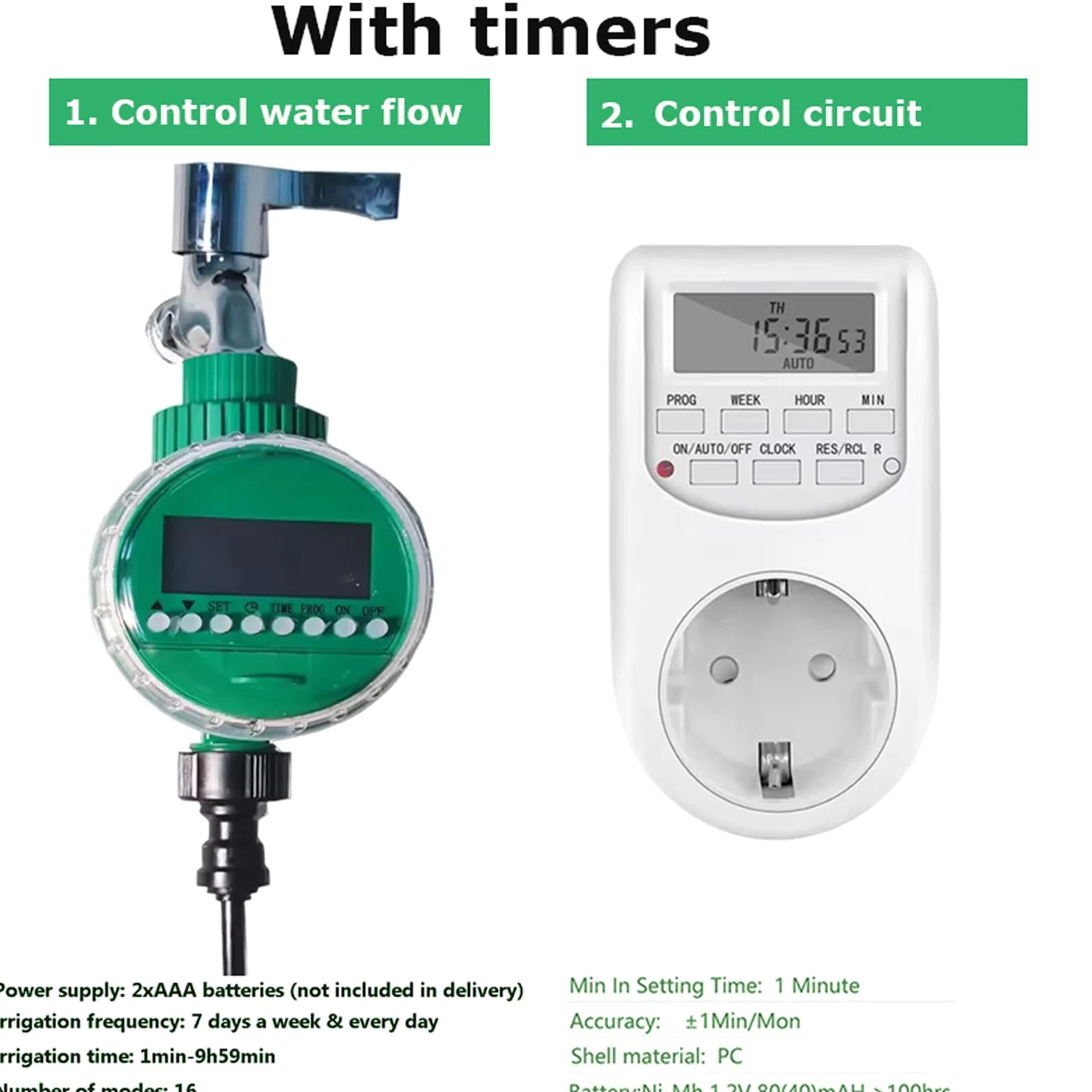 50M Système de Refroidissement brumisateur avec Minuterie et Pompe, Système de brumisation d'extérieur Automatique, kit d'irrigation Goutte à Goutte Automatique