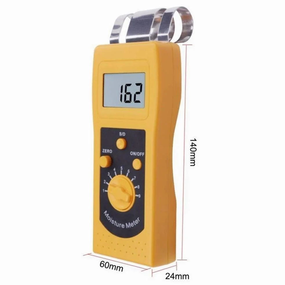 Humidimètre pour Sol DM200P Papier numérique hygromètre Testeur 0-50% Papiers hygromètre Portable hygromètre pour Jardin, Ferme et pelouse