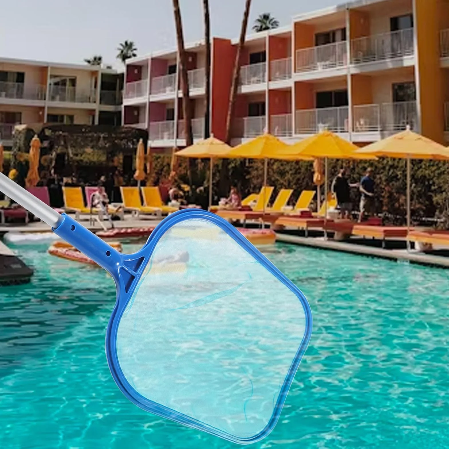 Épuisettes de Piscine Lot de 2 - Filet de Nettoyage Robuste pour Feuilles et Saleté