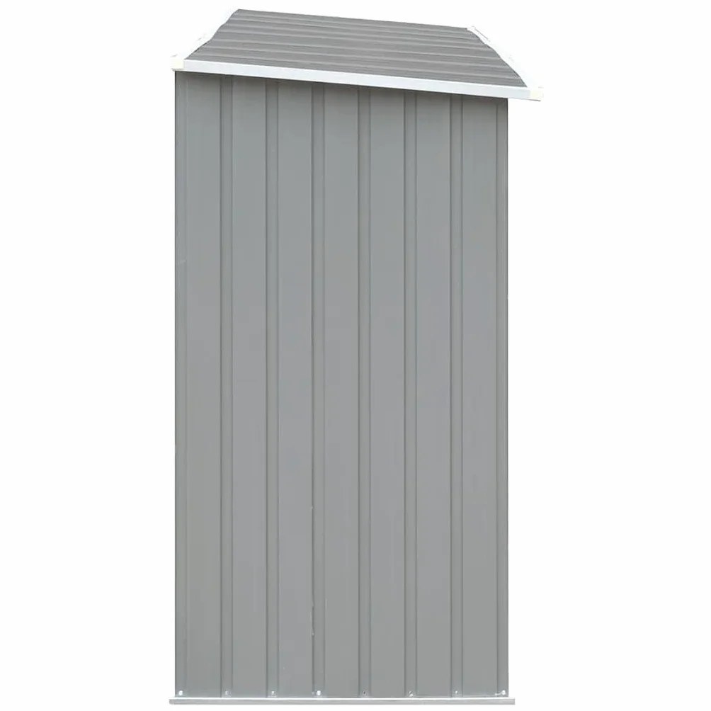 vidaXL Abri Stockage Bois Acier Galvanisé 330x84x152cm Gris Jardin