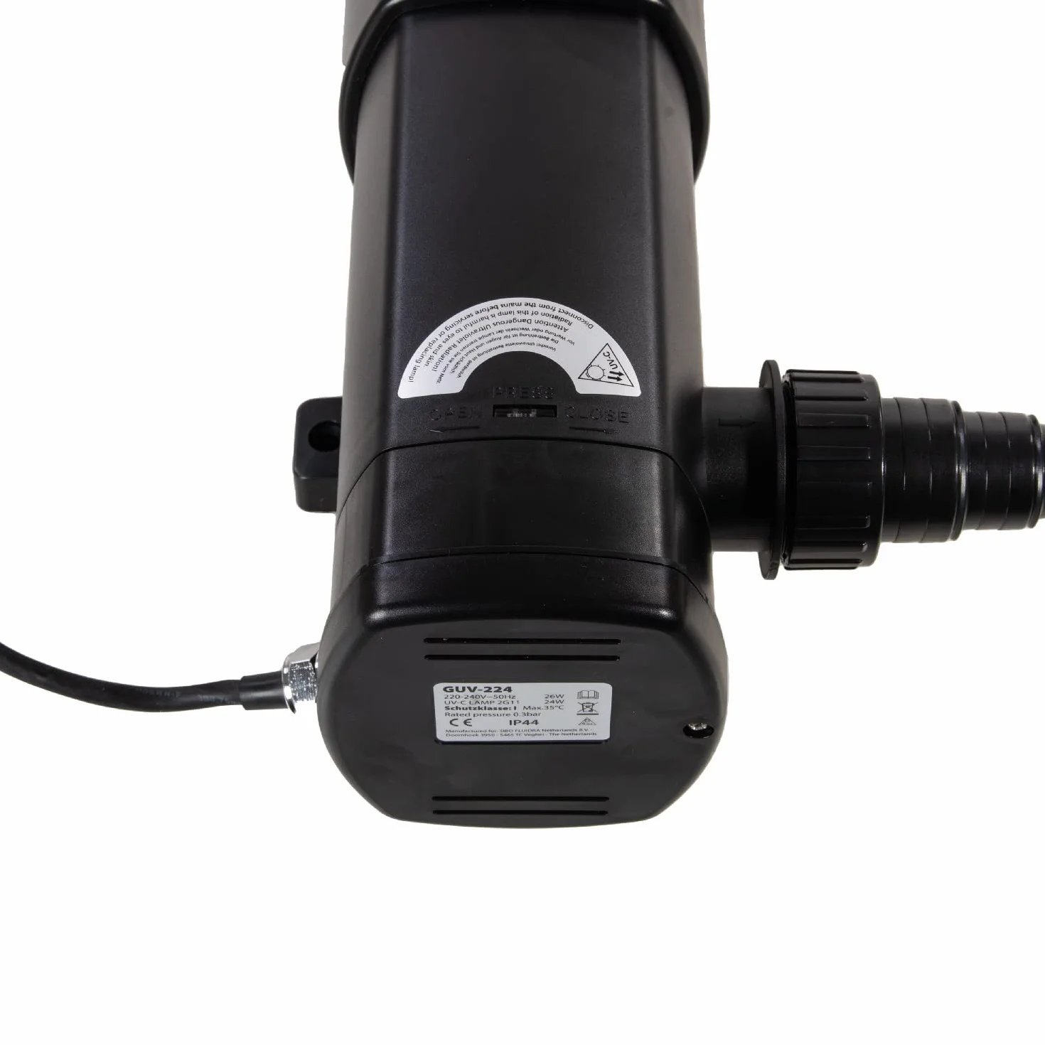 Aquaforte UV-C Guv-224 Teichfilter 24W 4,5m³/h 35m³ Quick Lock Helix