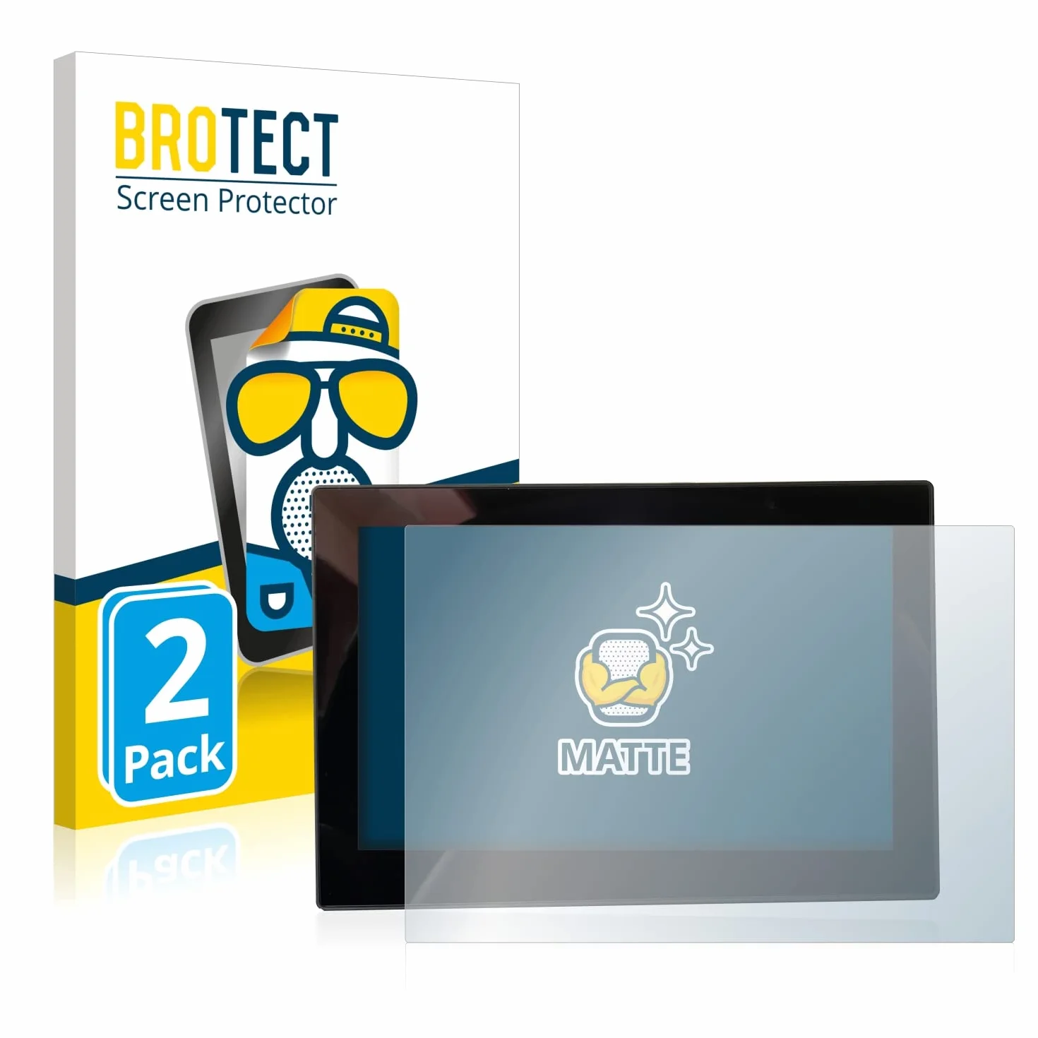 Brotect Protection Ecran Anti-Reflet pour MG 4 7-Zoll Digitales Instrumentendisplay (2 Pièces) - Film Mat