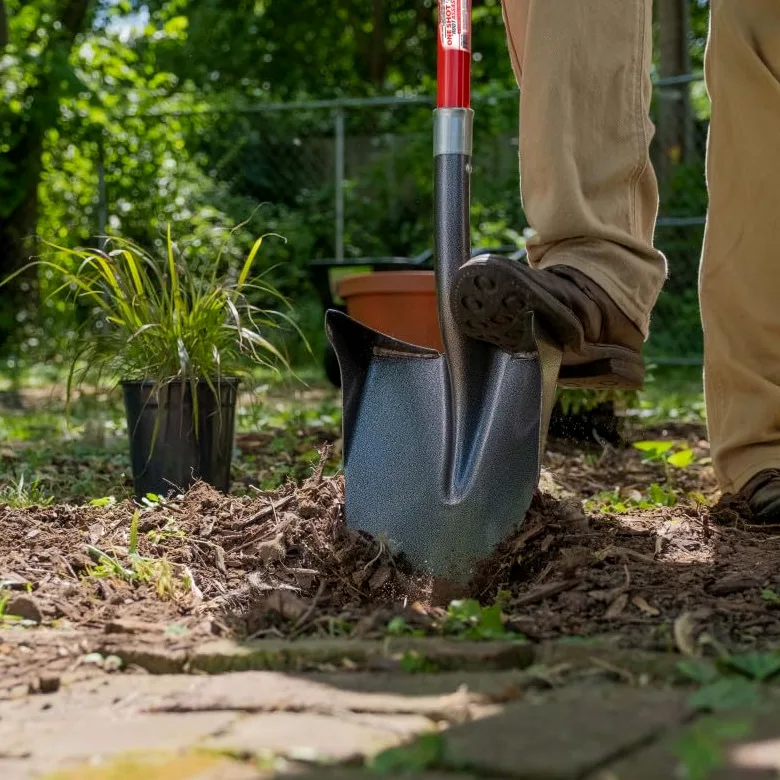 Venteo - Pelle Ronde RootSlayer + pelle à rebords RootSlayer - Outils de Jardin Multifonctions - Idéal pour Tous Types de sols