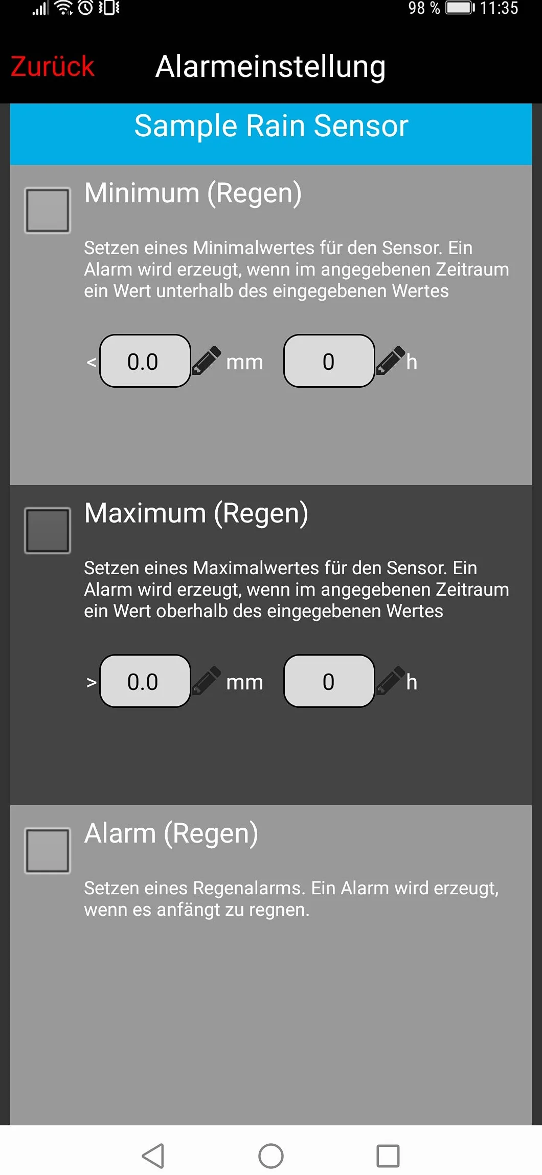 techno line MA 10040 Regenmesser Komplett-Set, Gateway und Funk-Rain Sensor mit kostenloser App für das Smartphone, weiß