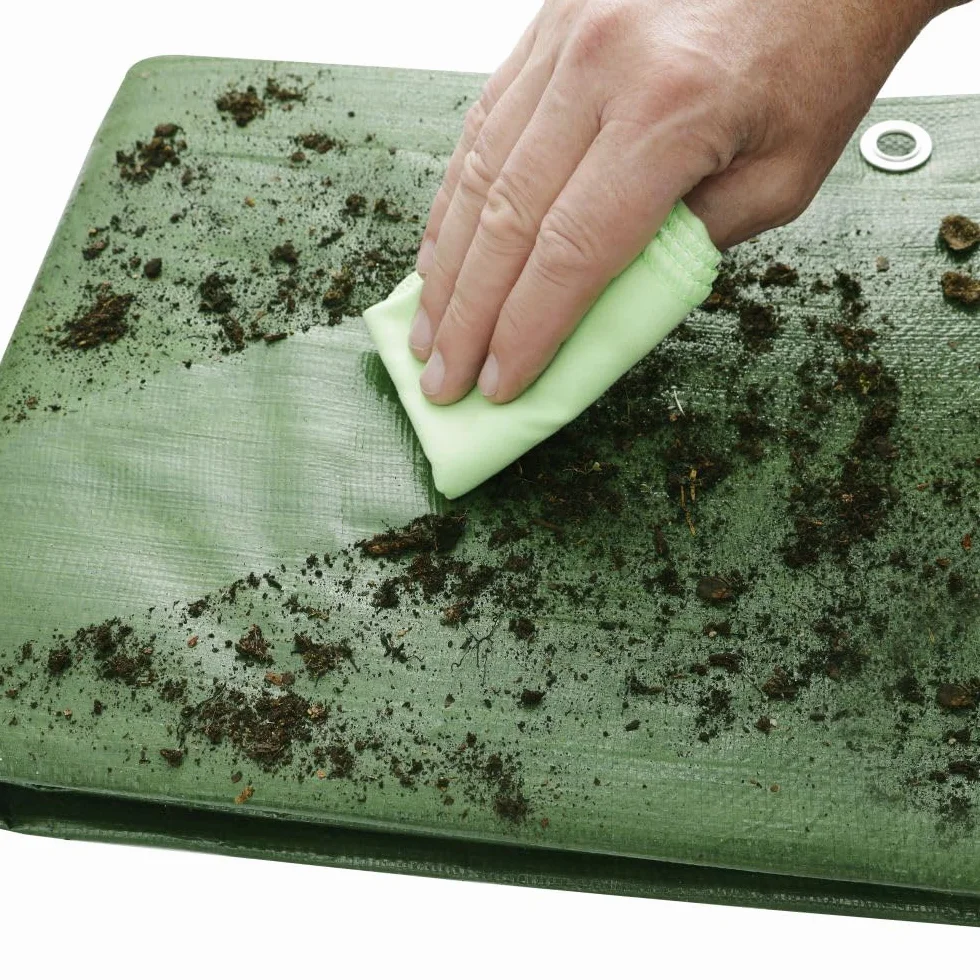GardenMate Bâche de protection 1,5x6m imperméable résistante aux UV verte