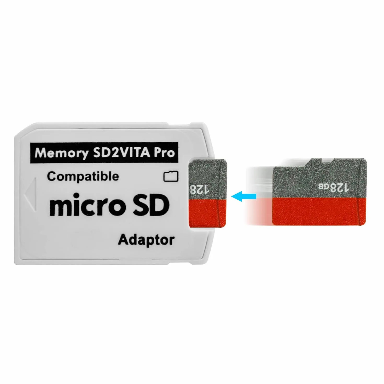 SD2Vita 5.0 Adaptateur Carte Mémoire PSVSD Micro SD pour PS Vita 1000 2000