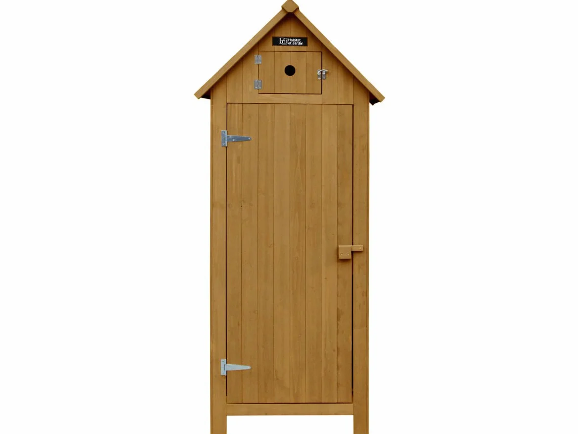 Armoire de Jardin Cabanon 77 x 54.5 x 179 cm Marron