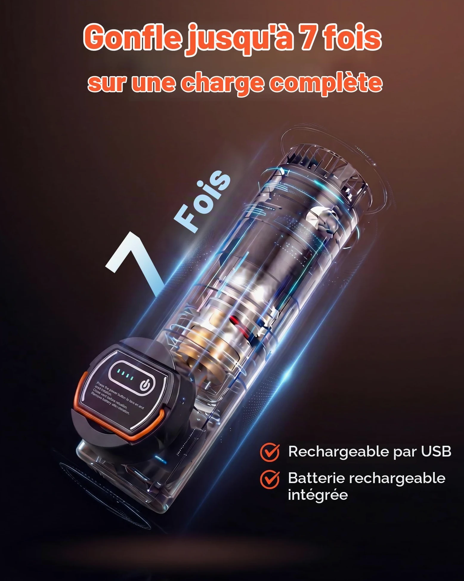 VEVOR Tente Gonflable 6 Personnes Pompe Rechargeable Tente de Camping Vert, pour Randonnée et Pique-niques en Famille, avec Tubes d'air en TPU, 4 Grandes Fenêtres en Maille, Sac de Transport Portable