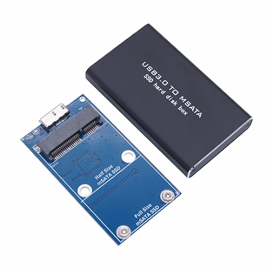 Boîtier SSD MSATA vers USB 3.0 Adaptateur 30 x 50 mm 30 x 30 mm