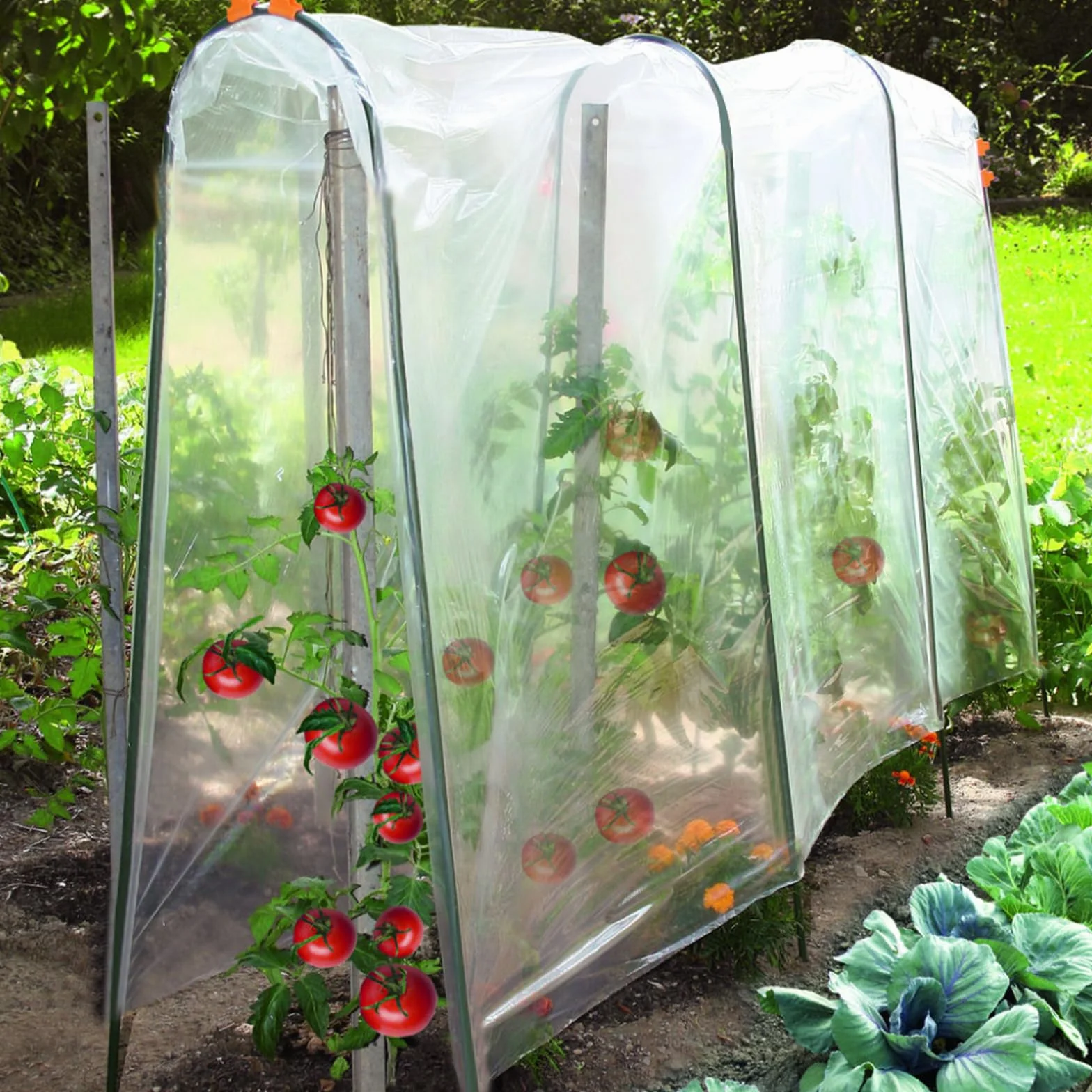 Film de serre en polyéthylène 2 x 3 m transparent indéchirable VOSSOT