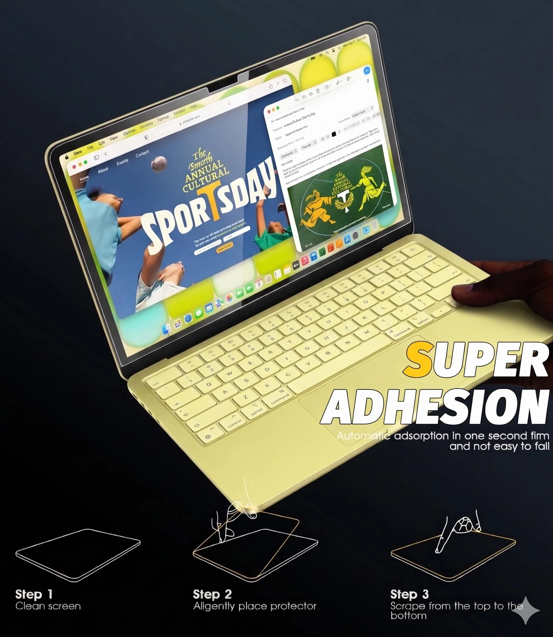 NEWZEROL Verre Trempé Mat Compatible Apple MacBook Neo 2026, Anti-Rayures Haute Définition 9H Protection D'écran