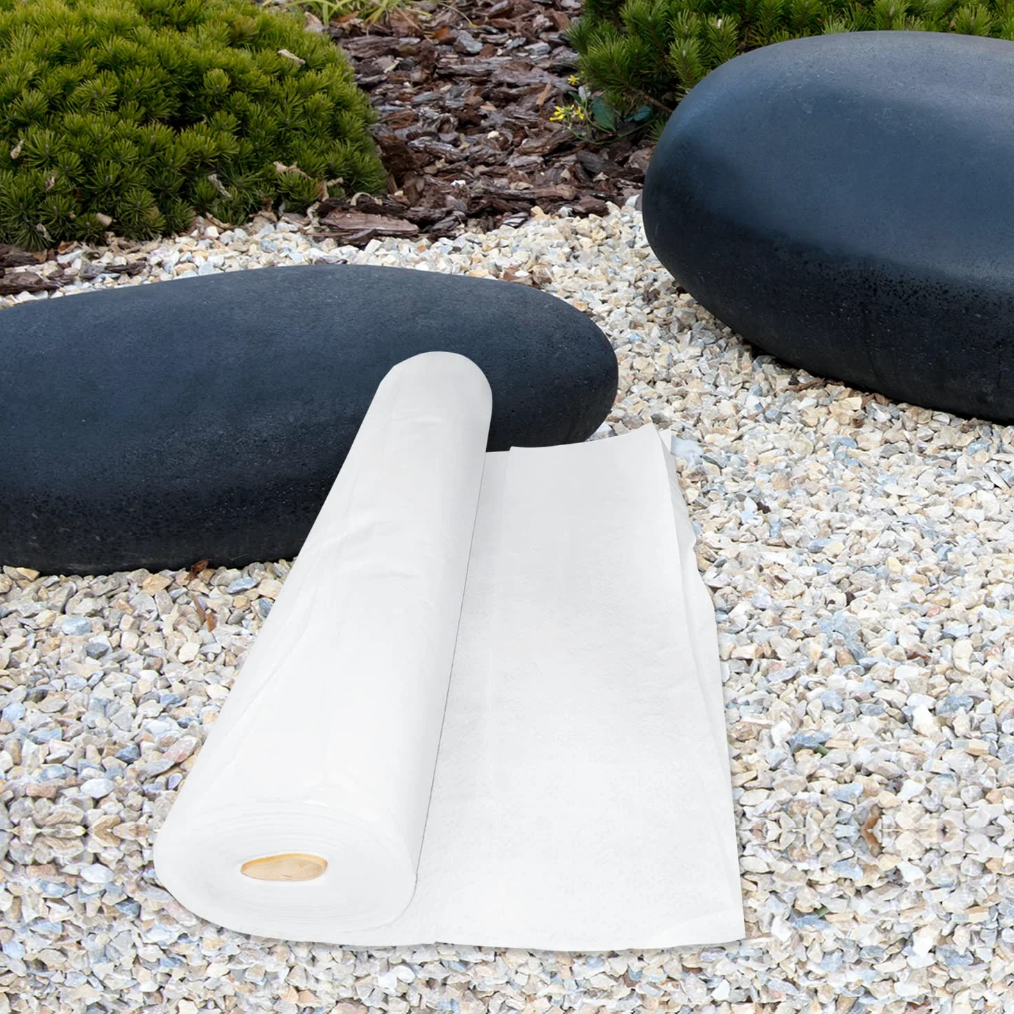 Géotextile PP 200 g/m² Classe 5, Feutre de Drainage, 1 m × 30 m | Toile Perméable Haute Résistance, Stabilisée UV, Limite Mauvaises Herbes. Piscine, Terrasse, Jardin, Bassin, Gravier/Gazon