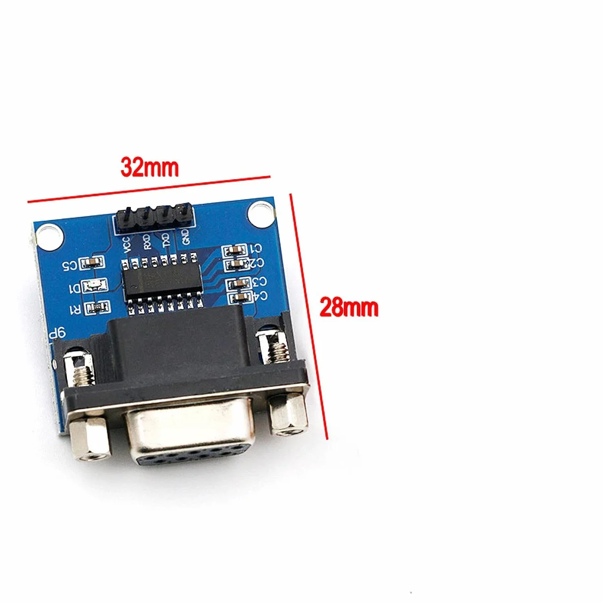 JZK Lot de 4 modules convertisseur RS232 vers TTL MAX3232 pour programmation SCM