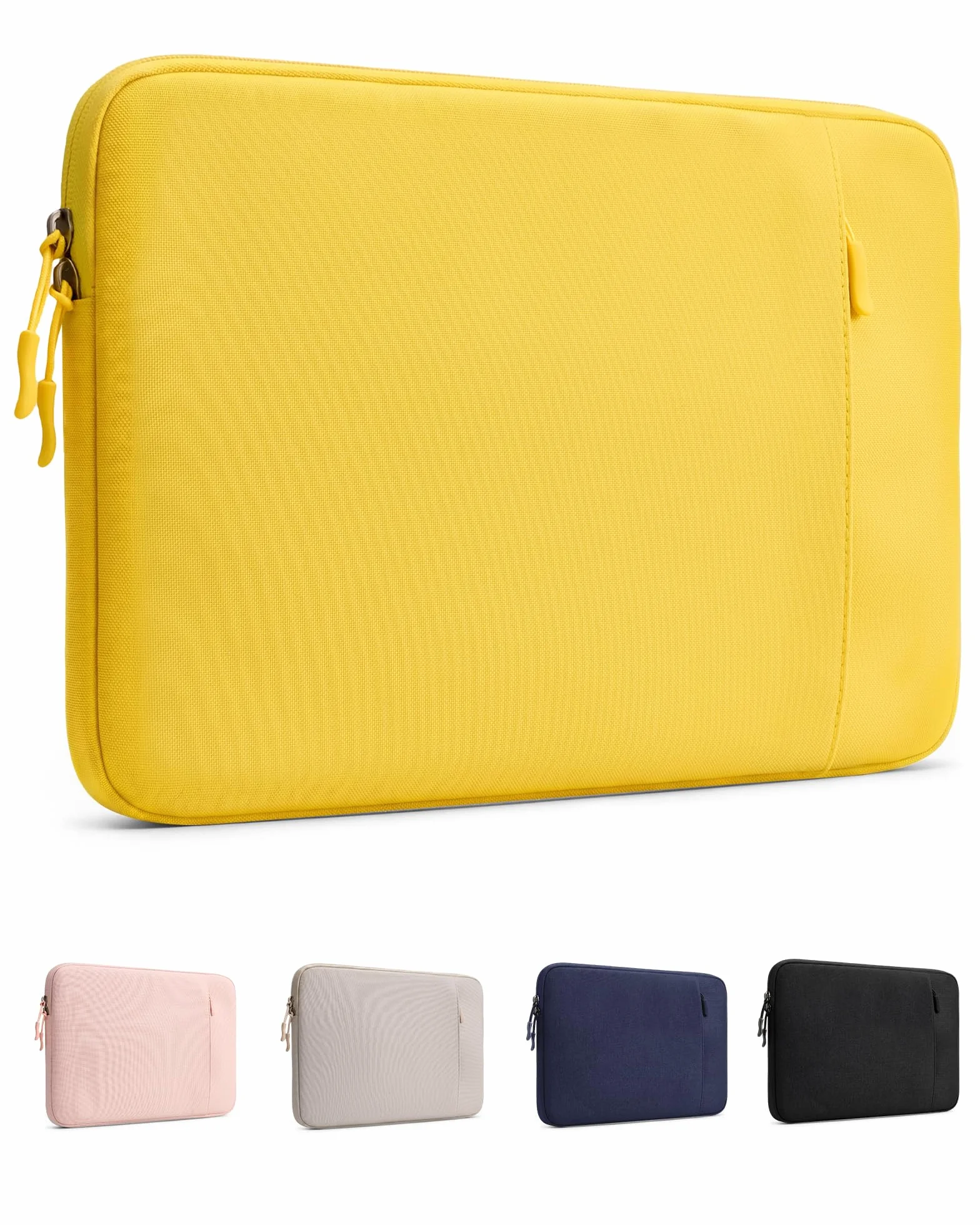 ProCase Housse MacBook Neo 13" 2026 A3404 Pochette Ordinateur Fine Légère Imperméable Jaune agrume