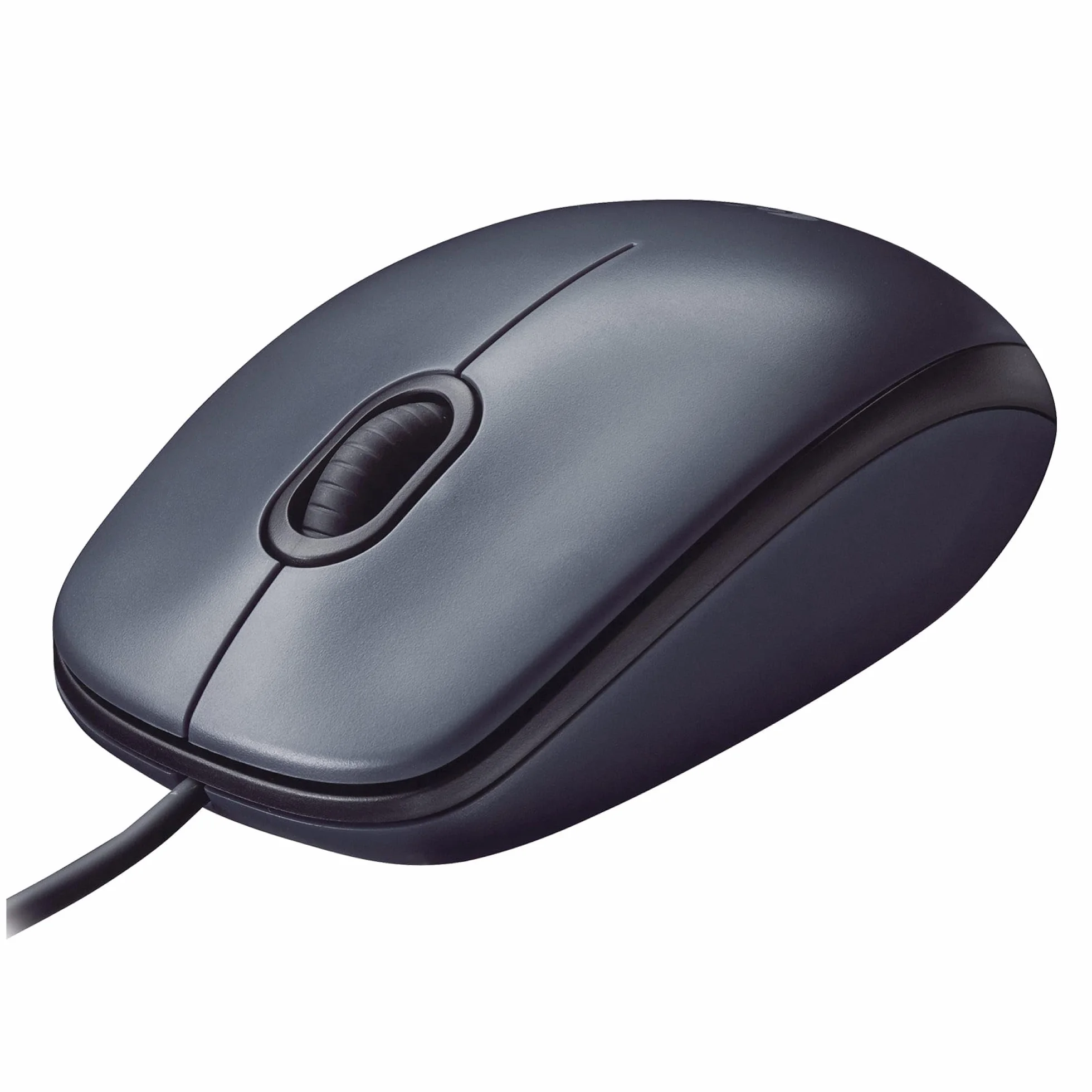 Logitech M90 Souris Filaire USB, Suivi Optique 1000 PPP, Ambidextre, Noir