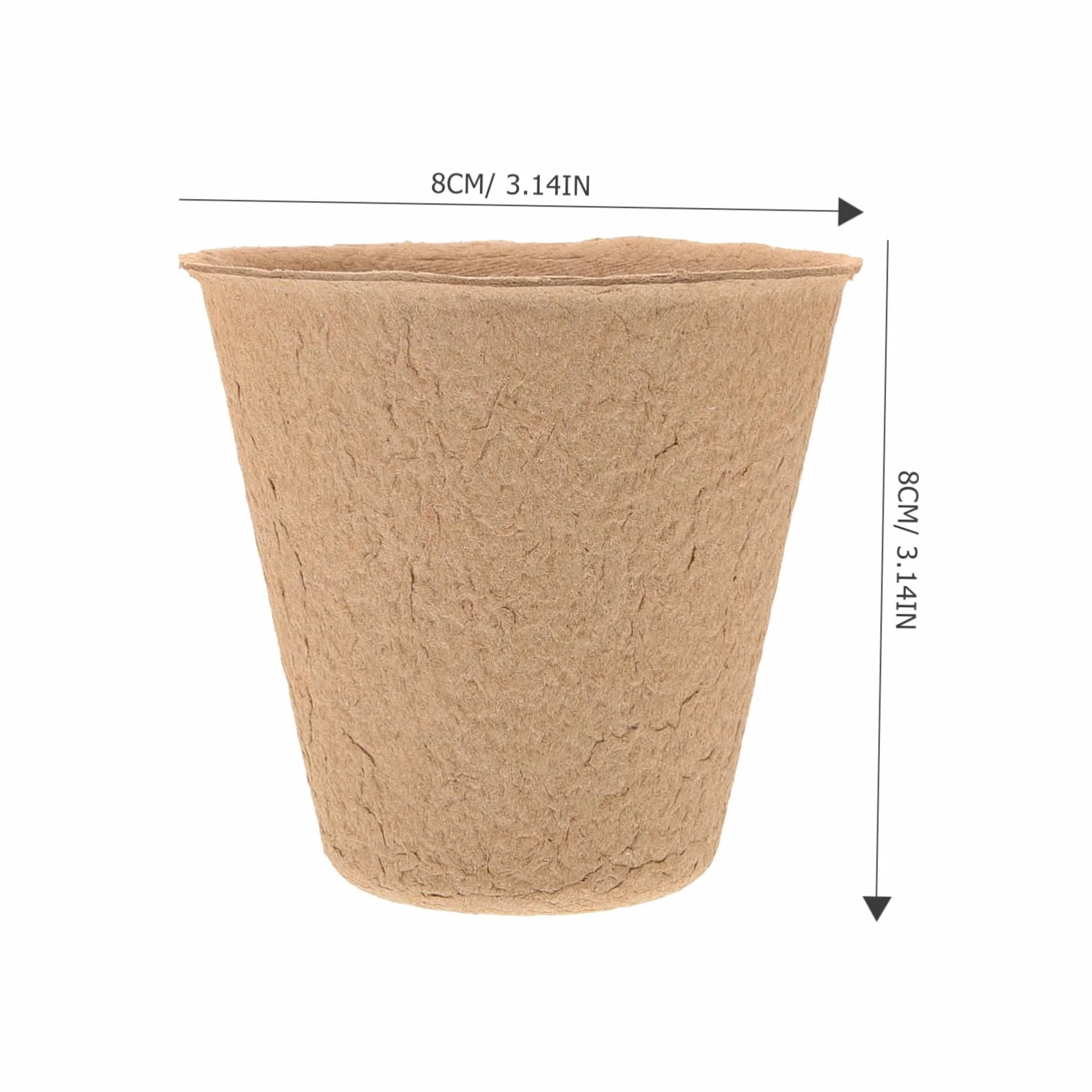 Sosoport Pot en pulpe pour semis 110 pcs repiquage Plantes Potager
