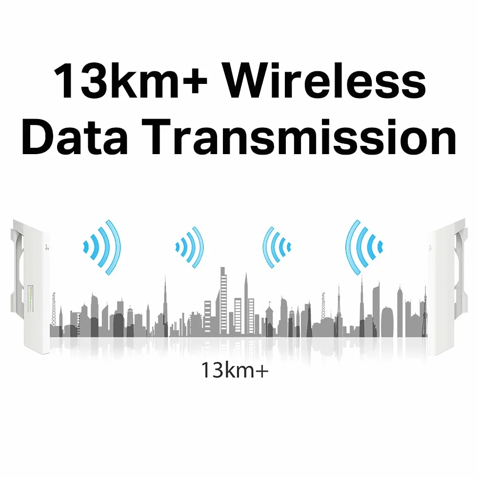 TP Link CPE220 2,4 GHz 300 Mbps CPE extérieur longue portée PtP PtMP pont sans fil 12 dBi 13 km PoE