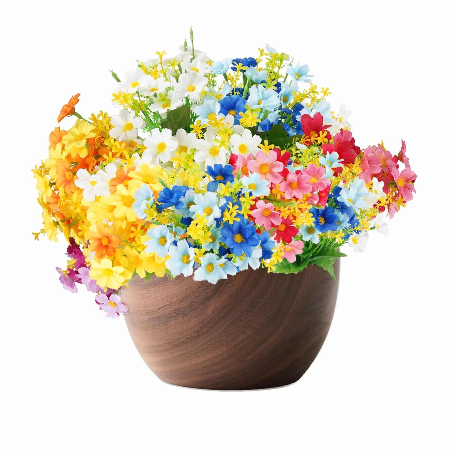 Fleurs Artificielles Marguerite Bouquet Faux 6 Pcs Decoration Interieur Mariage