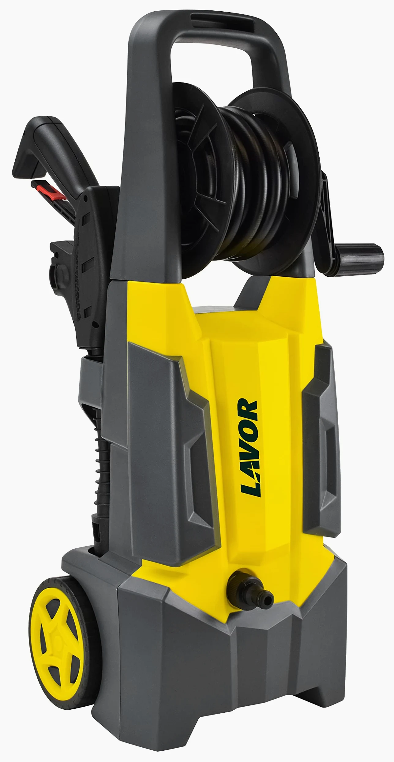 LAVOR Nettoyeur Haute Pression Eau Froide DIVE Extra 135 avec Enrouleur, Accessoire Lave-sols, Brosse Fixe et Déboucheur 6 mètres, Pression 135 Bar Max, Débit 420 l/h Max