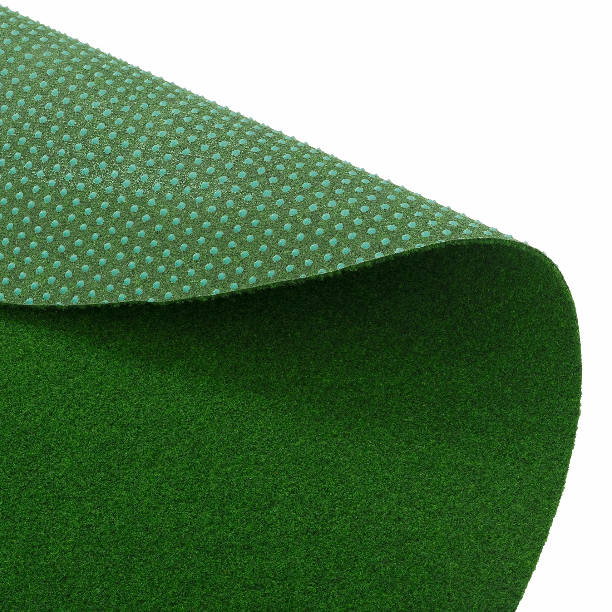 Snapstyle Kingston - Tapis Type Gazon Artificiel Rond – pour Jardin, Terrasse, Balcon - Vert