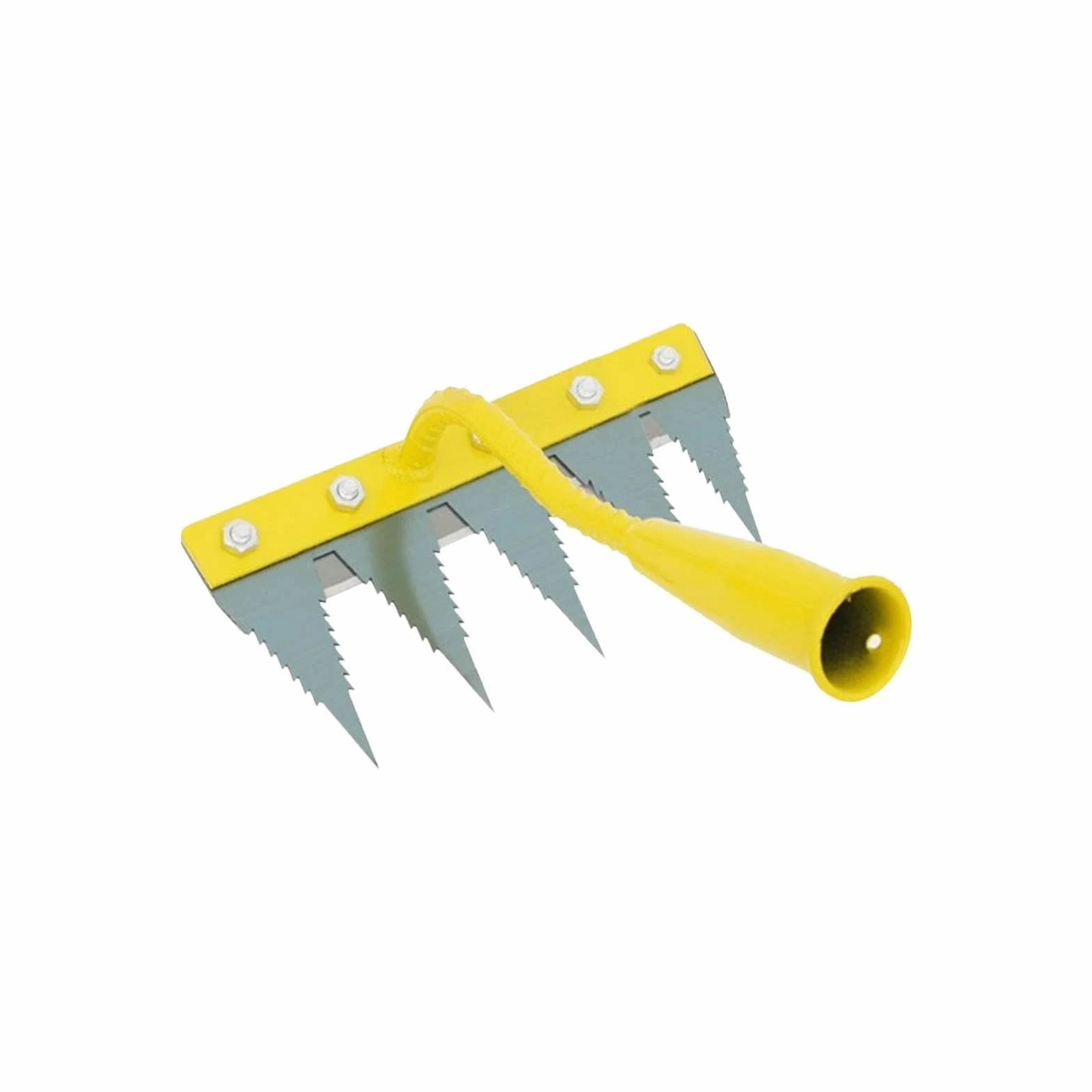 Générique Râteau de Jardin Décompacteur et arracheur de Mauvaises s Robuste | Outil pour enlever l' pour jardin, pelouse, cour, parterre de fleurs, serre, pépinière, verger, ferme, extérieur