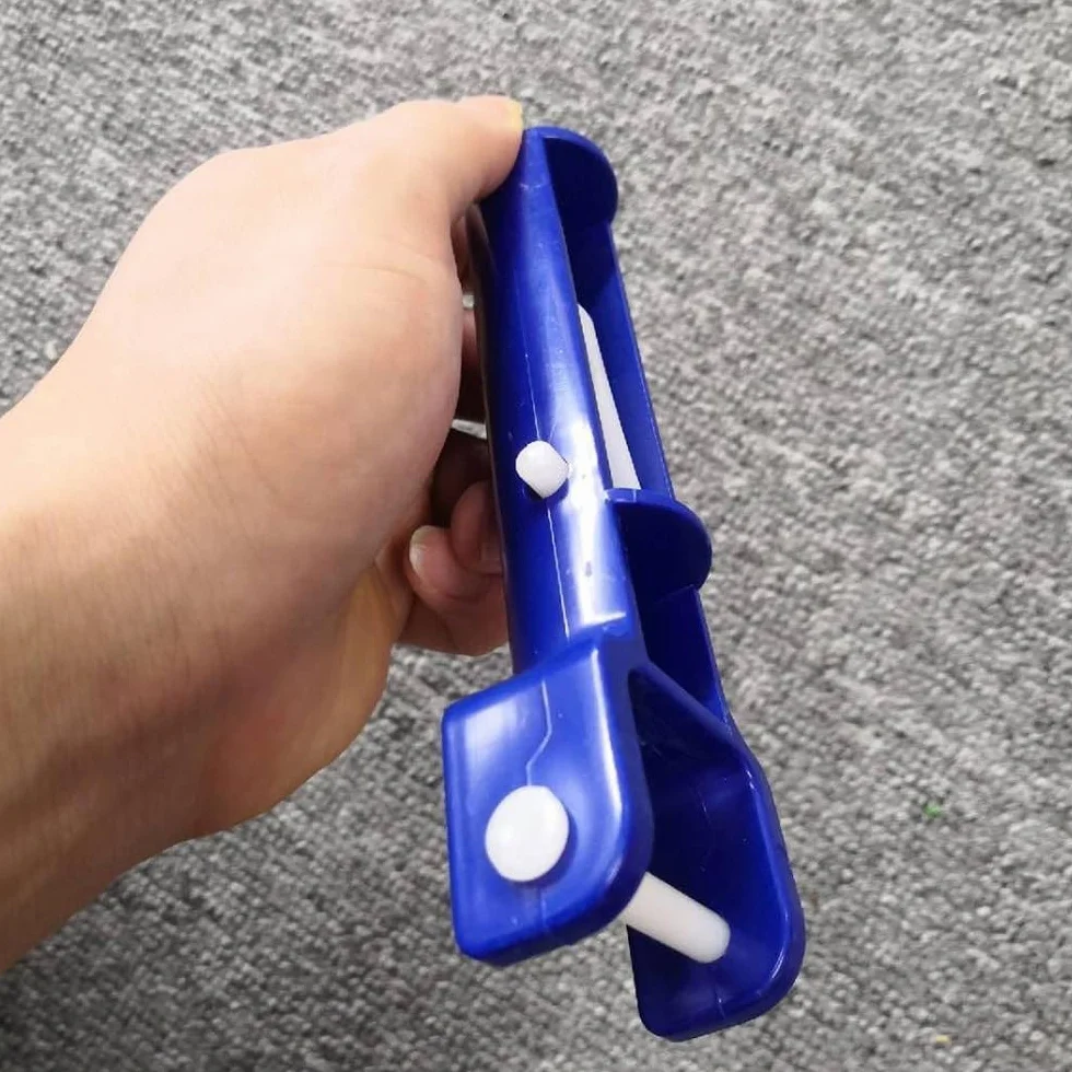 Tête de piscine pour aspirateur compatible avec poignée de joug, clip rapide