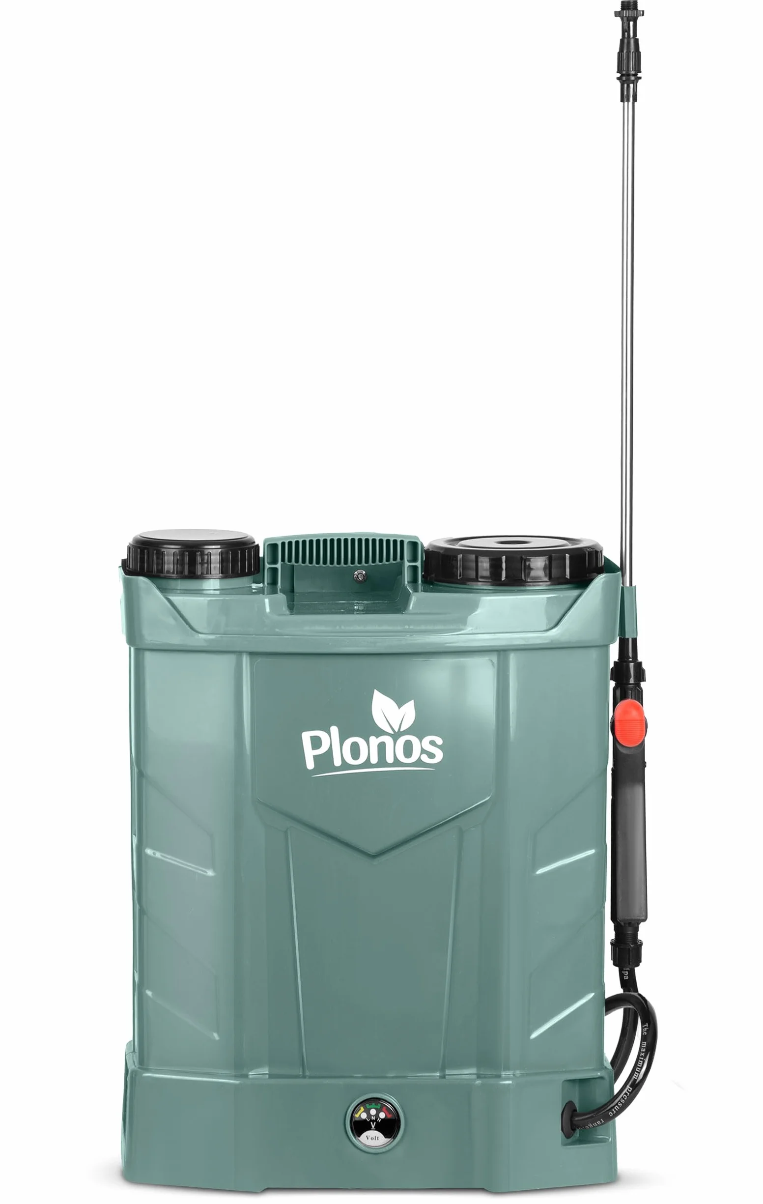 Pulvérisateur à Pression - Capacité : 16 l - Batterie : 8 Ah - 12 V - 4 Buses - Gris