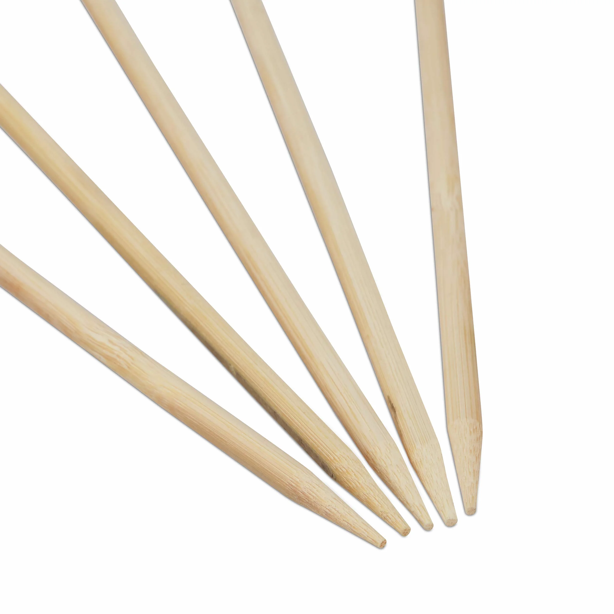Relaxdays Lot de 250 Brochettes Barbecue Bambou 40 cm Ø 5 mm Nature